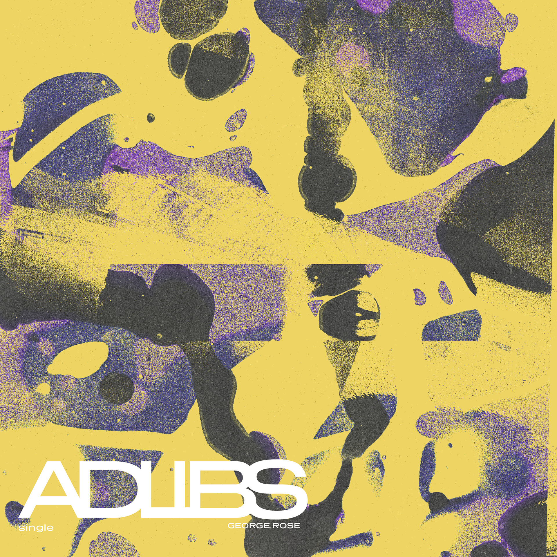 ADLIBS - George.Rose Single Cover Art - Art, Direction and Design by Jonah Strong