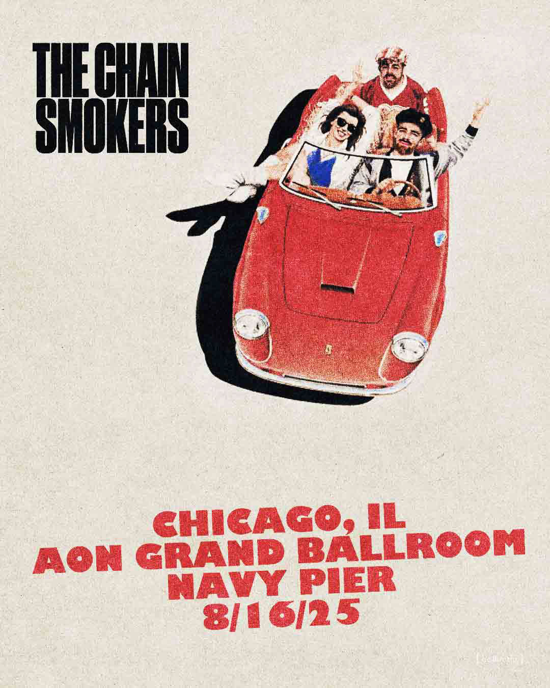 The Chainsmokers - Show Flyer