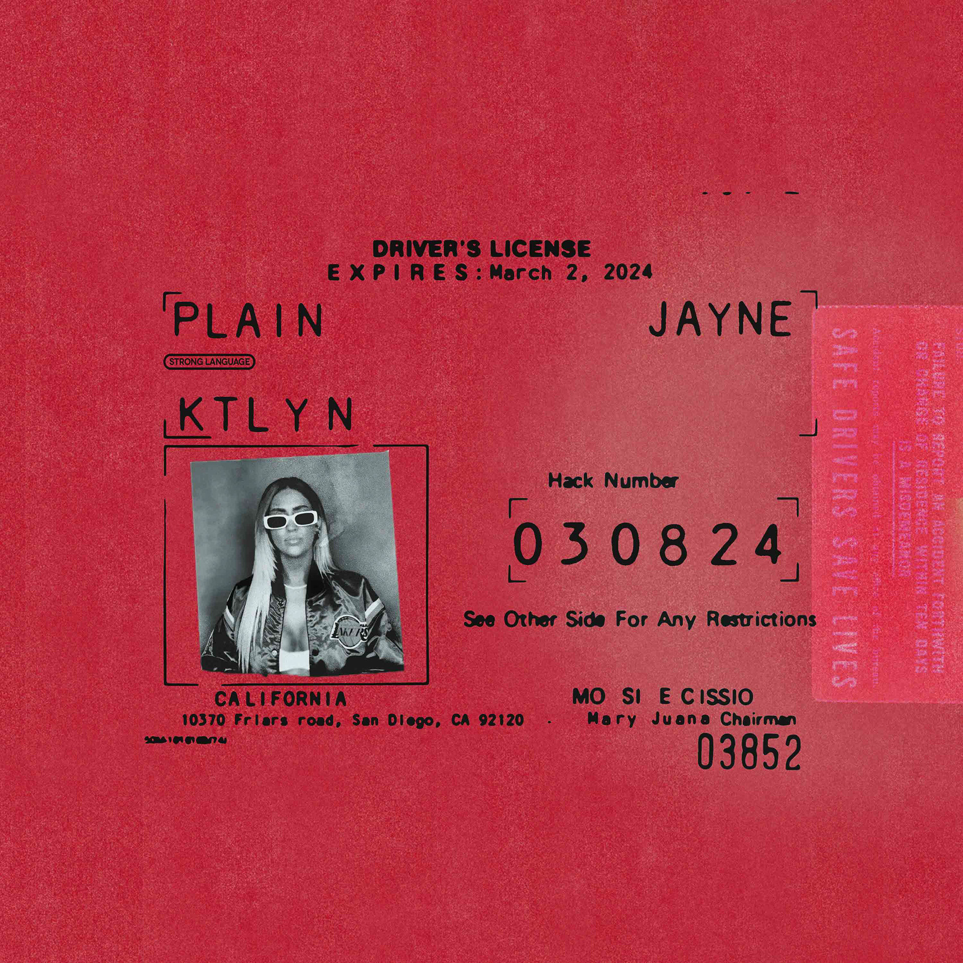 KTLYN - Plain Jayne (Single Cover)