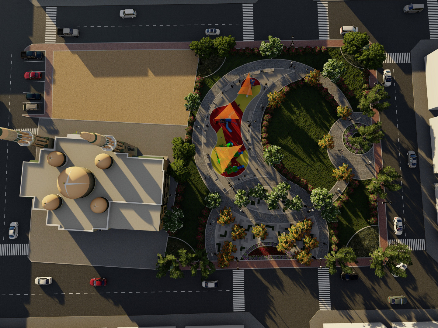 King Faisal Park, Riyadh — landscape design by Faleh Alazmi
