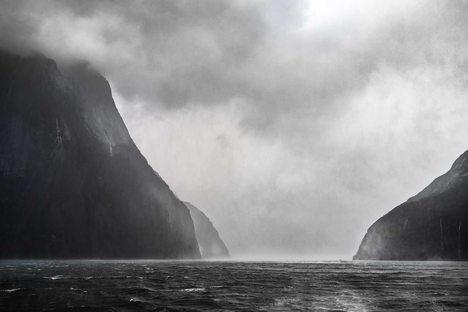 Milford Sound storm