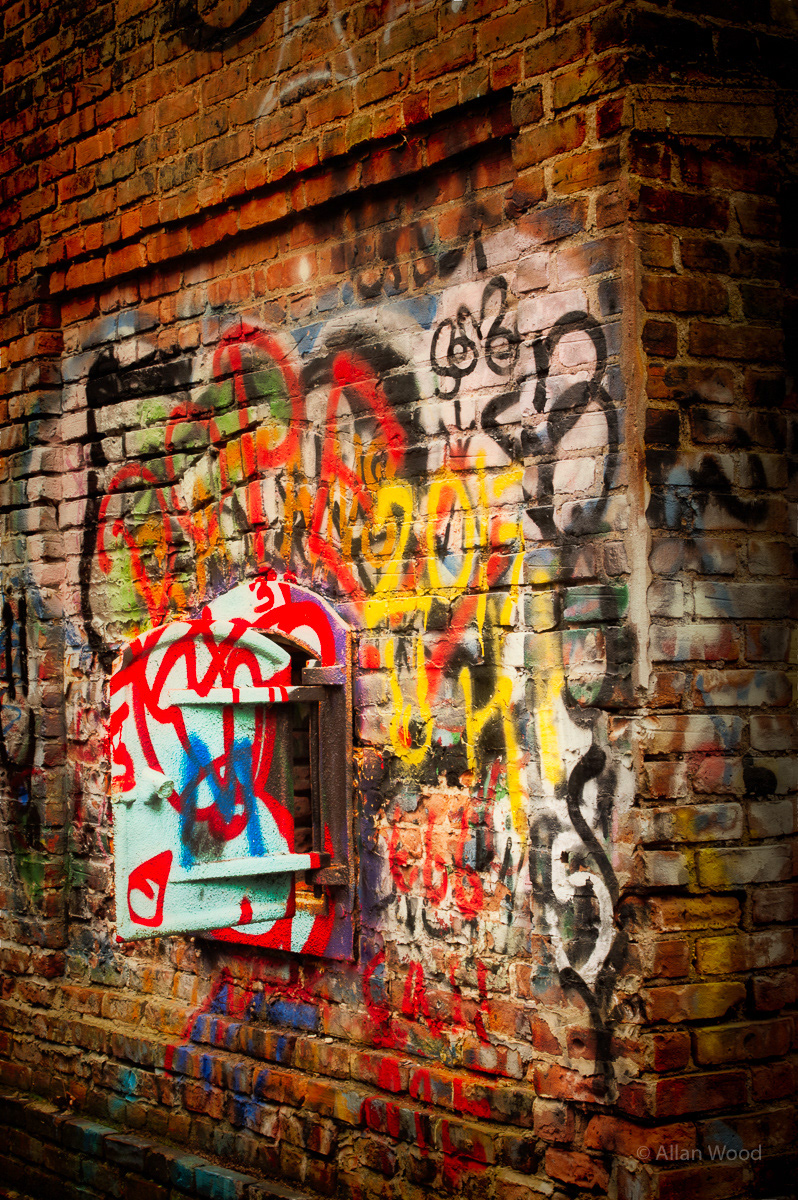 Chimney Door Graffiti