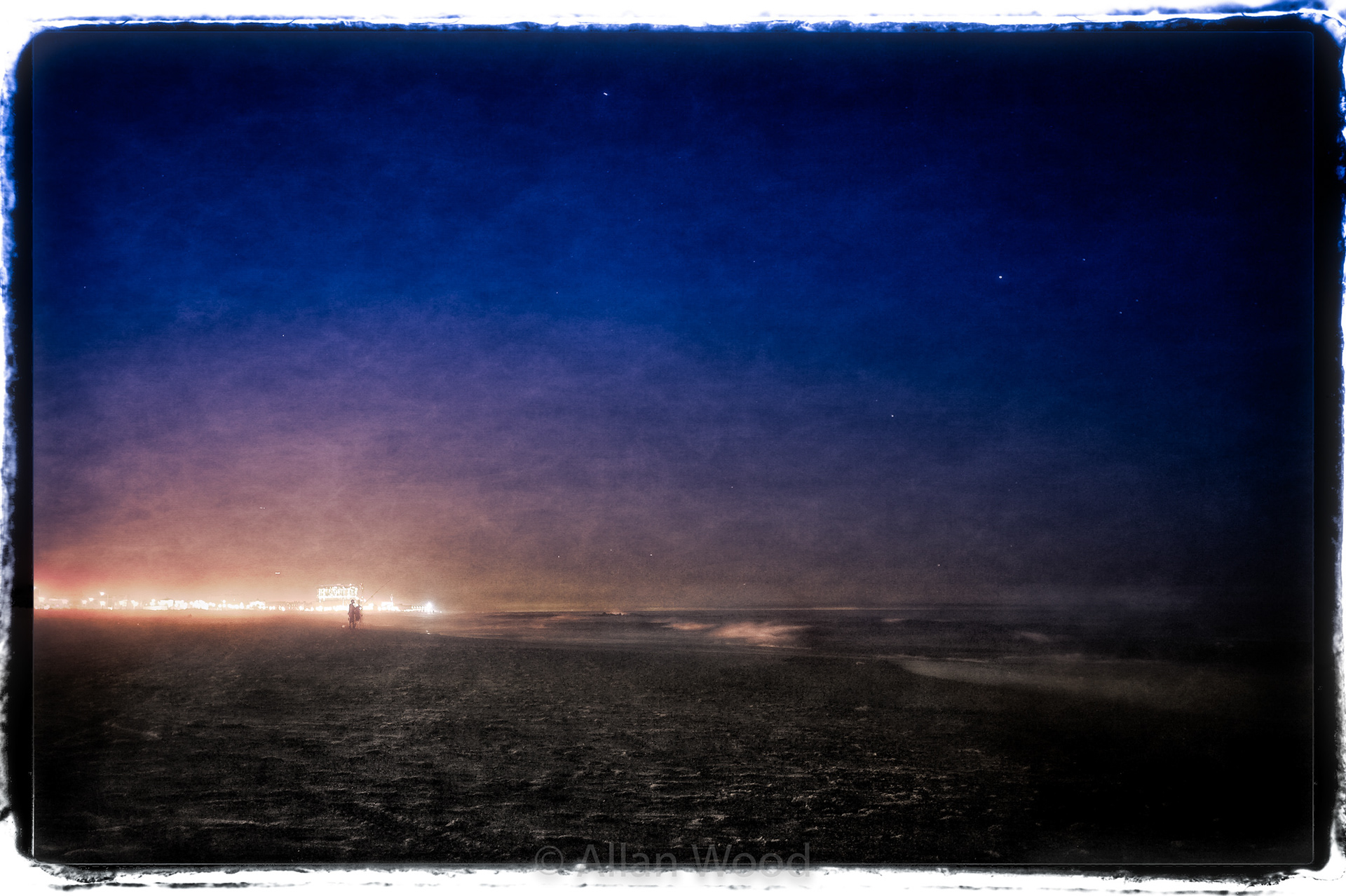 Night Fishing at the Shore