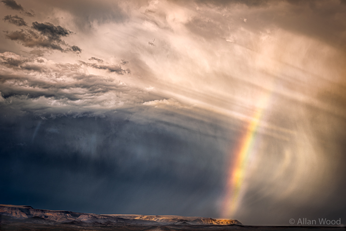 Arizona Storm with Rainbow
