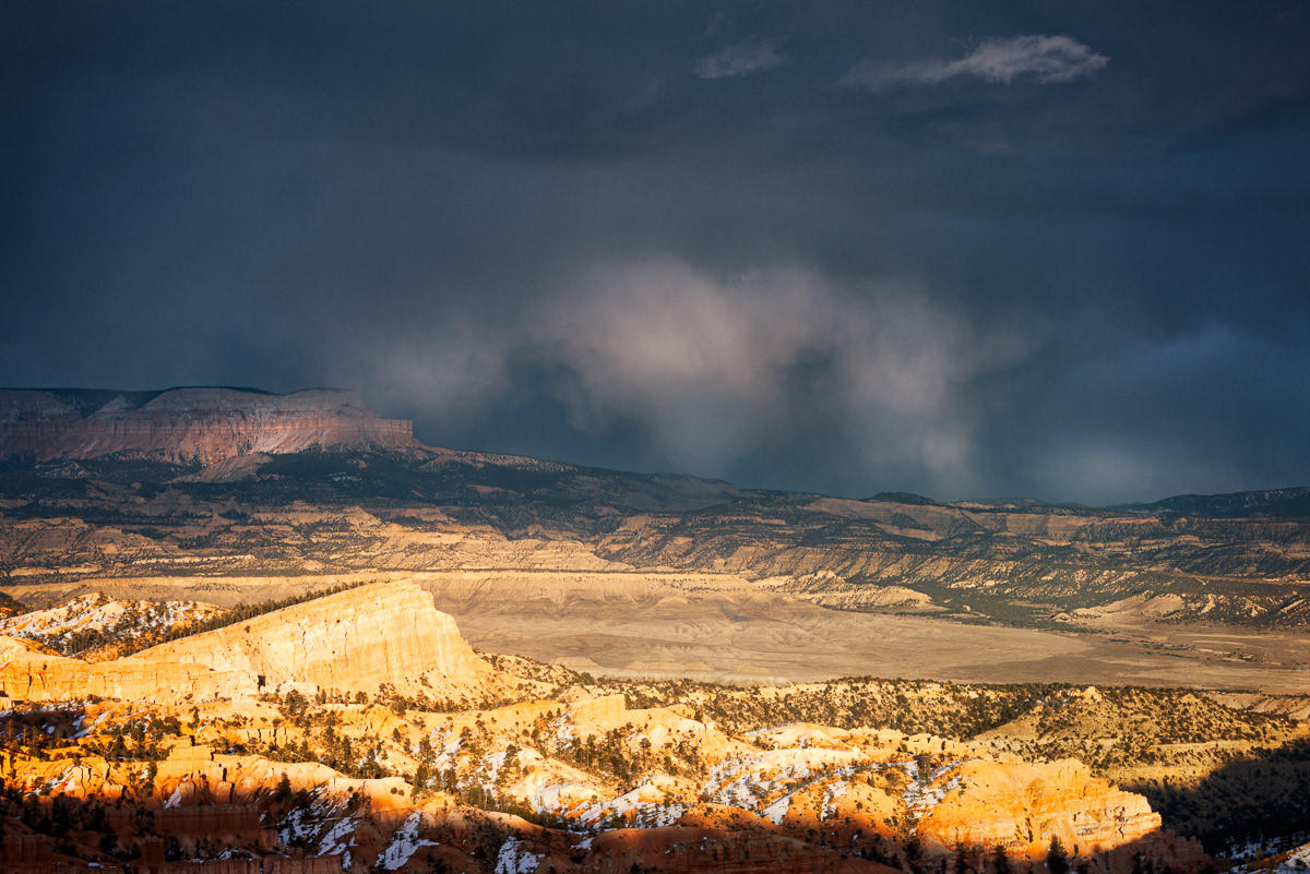Snow Storm Near the Sinking Ship