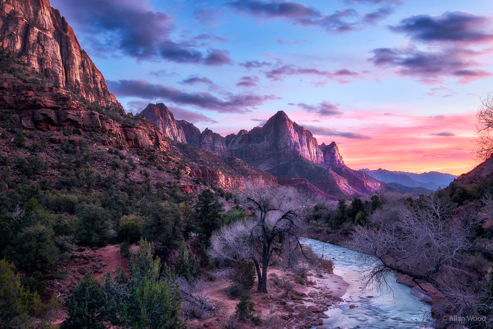 Sunset on The Watchman