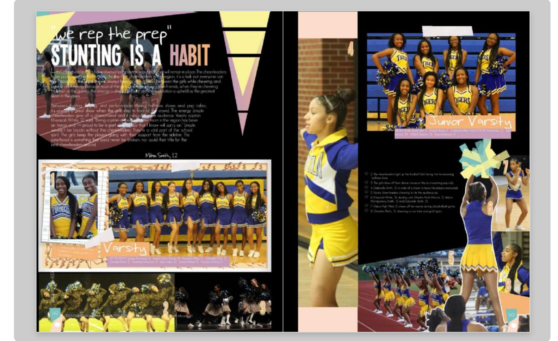 Yearbook Page Design