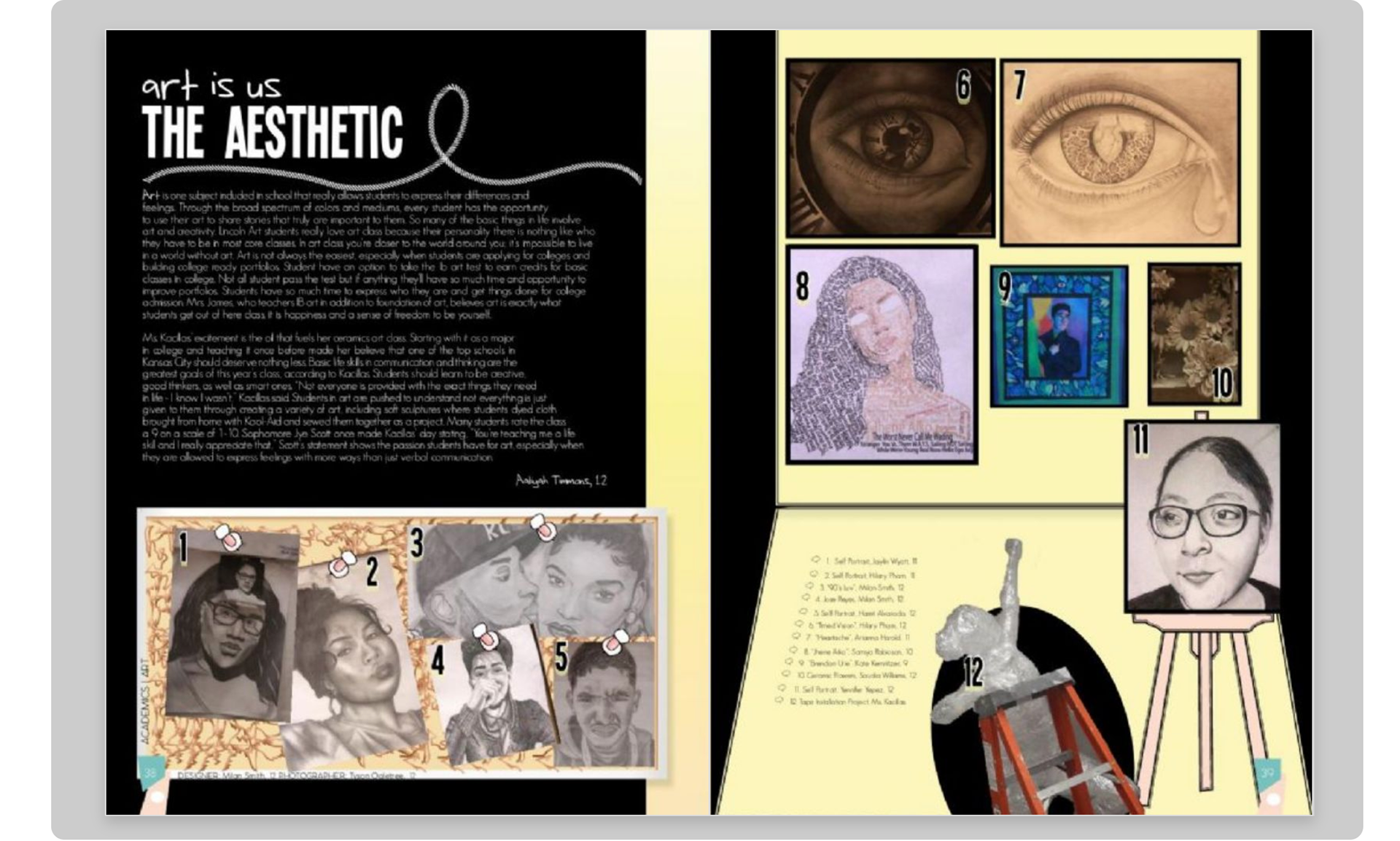 Yearbook Page Design