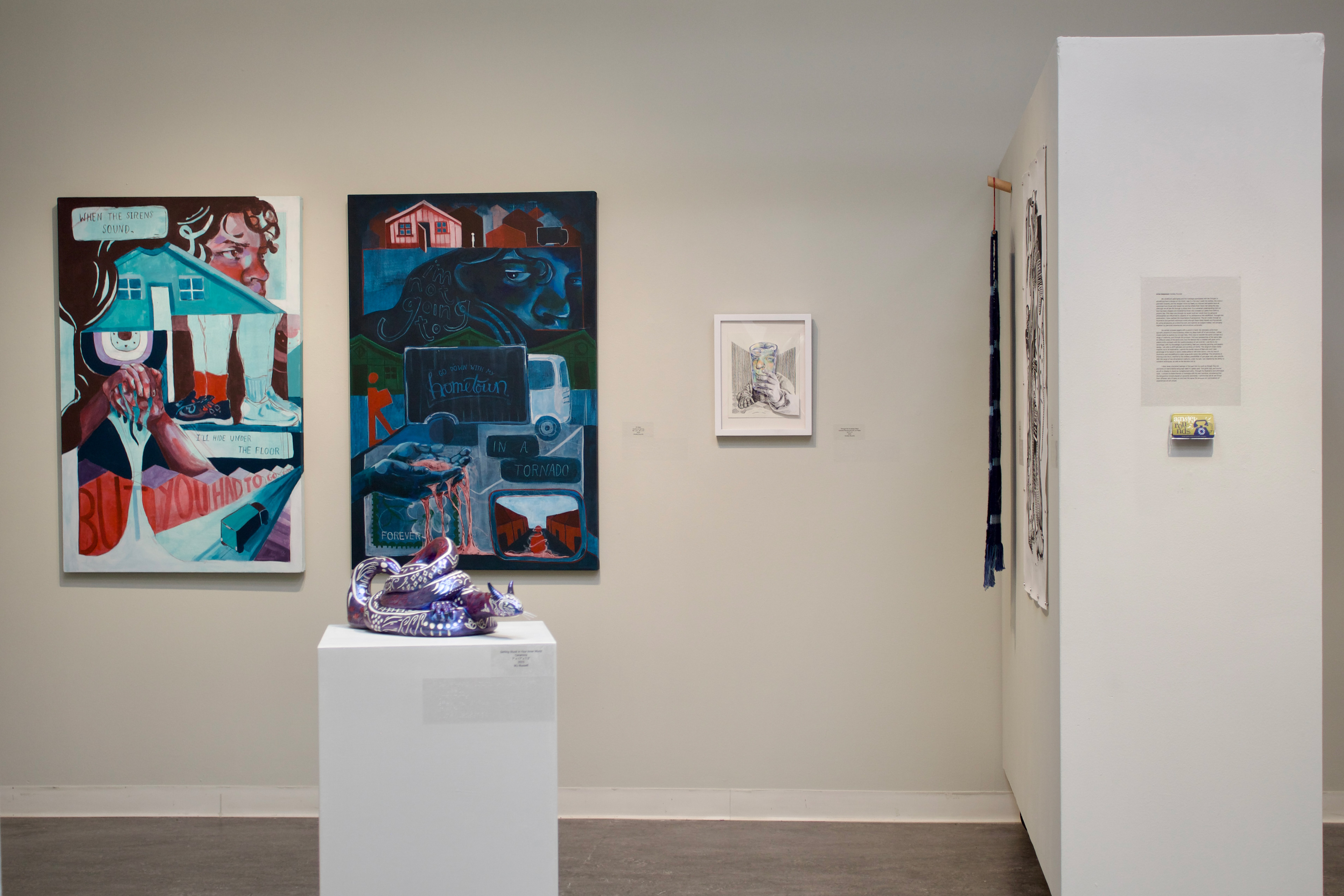 "Echoes of Self" Senior Exhibition Documentation