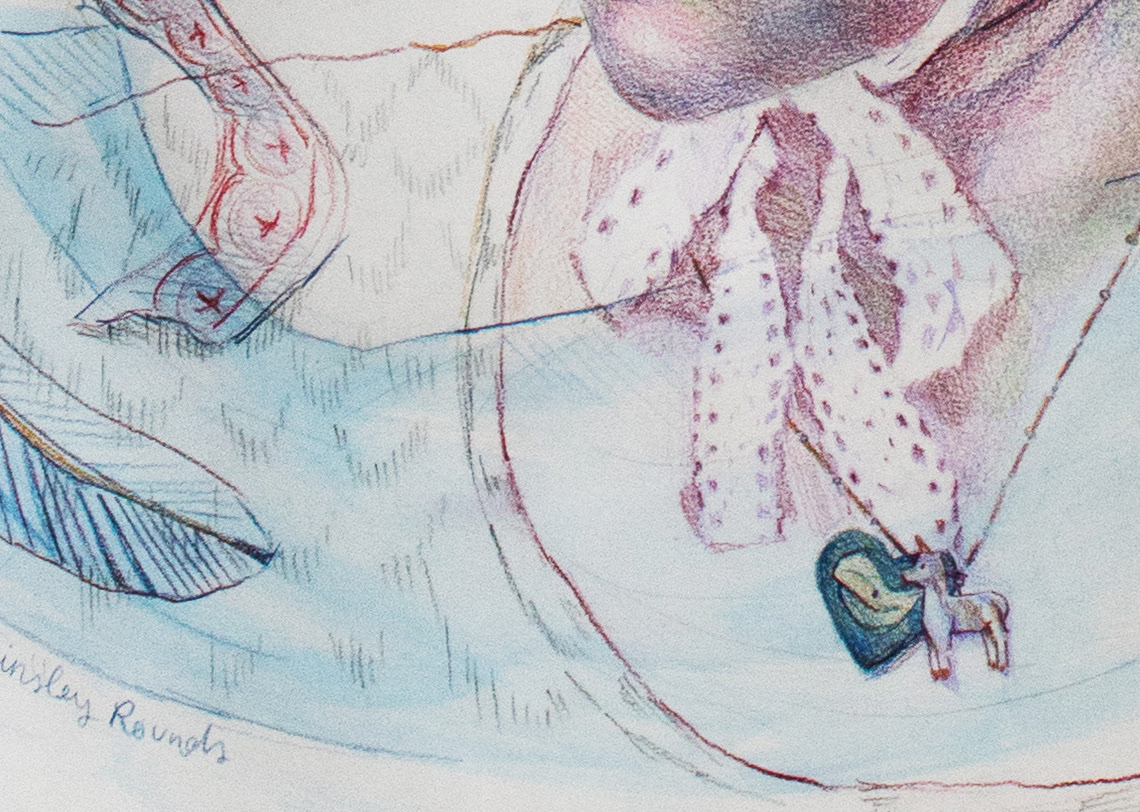 "Goose Chase" detail