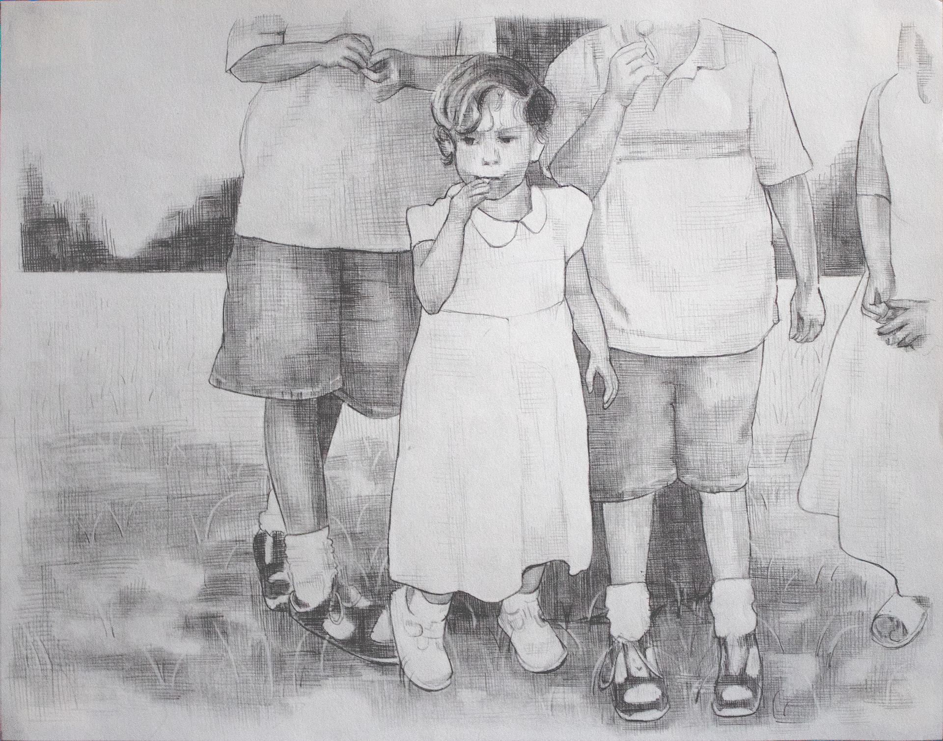 "Souvenir", Graphite on Paper, 11" x 14", 2023