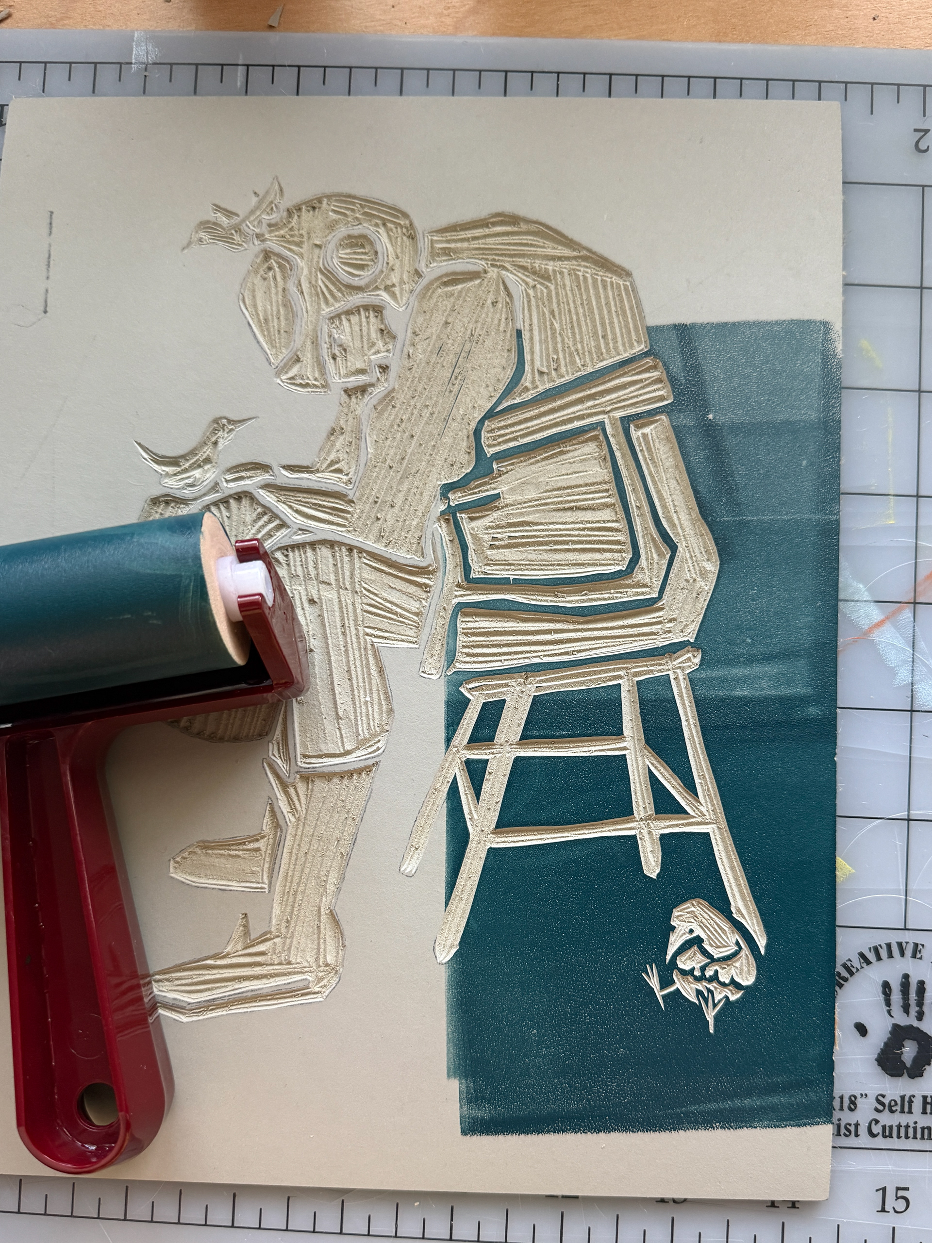 "For Love" Album Cover - Printing Process