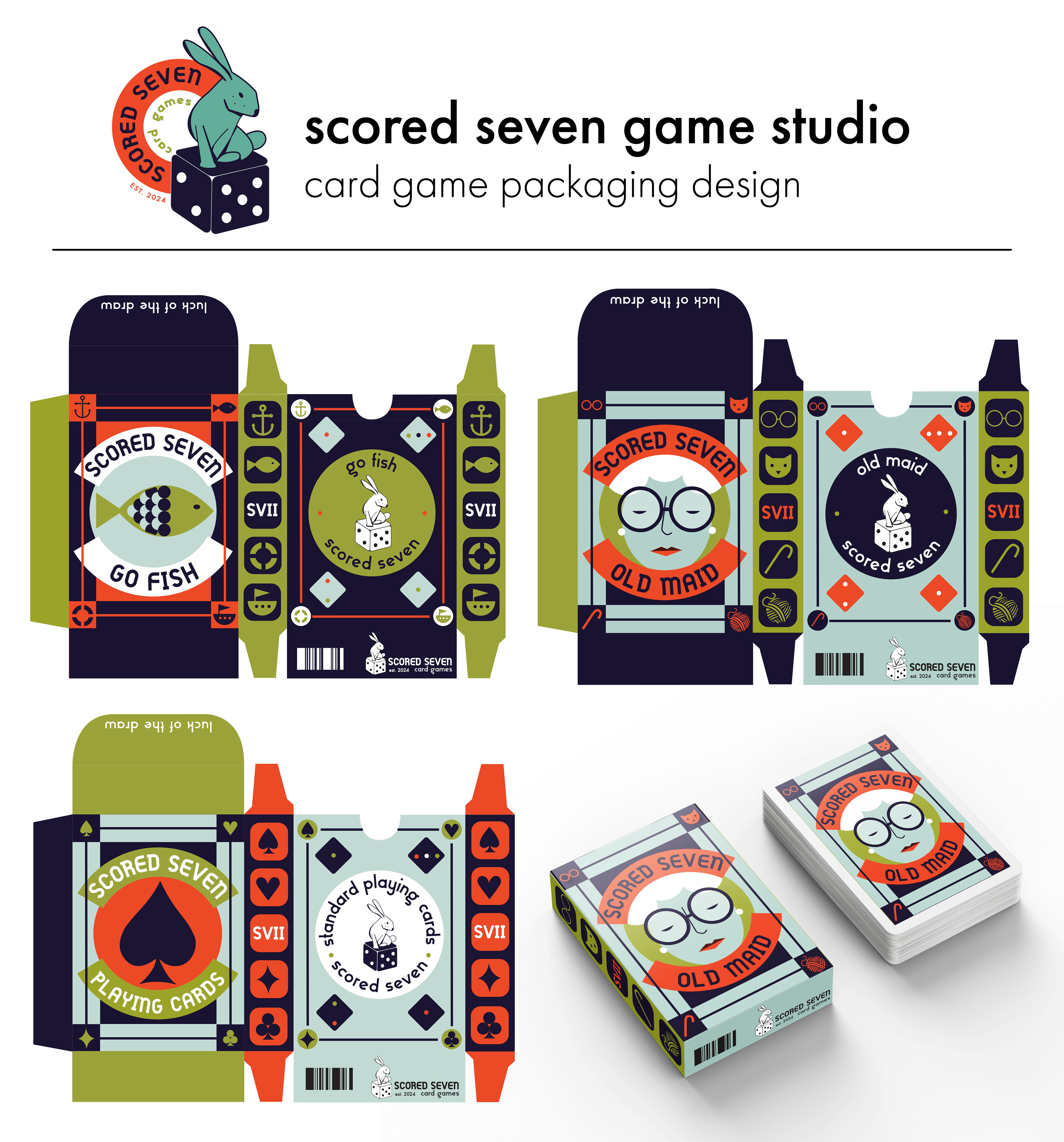 Scored Seven Packaging Design and Mockup