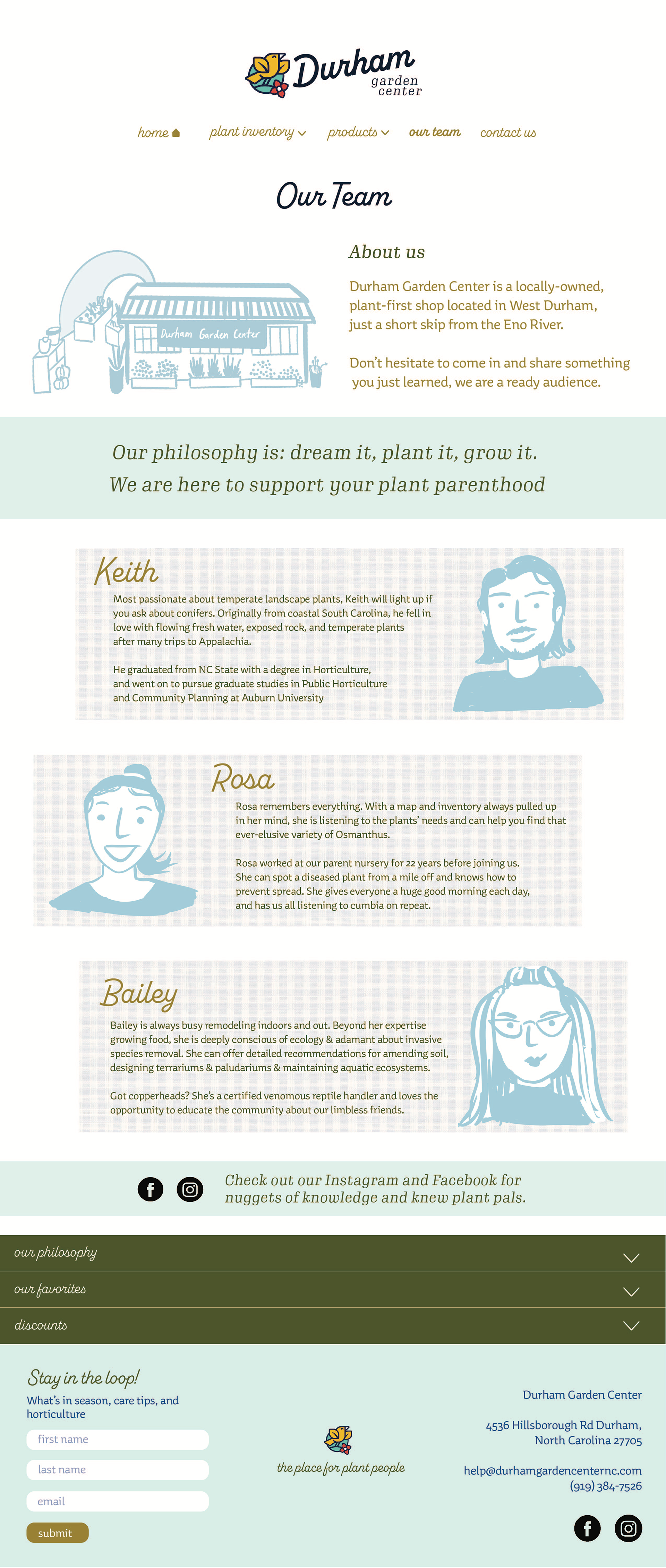 Web Design Practice, Secondary Page