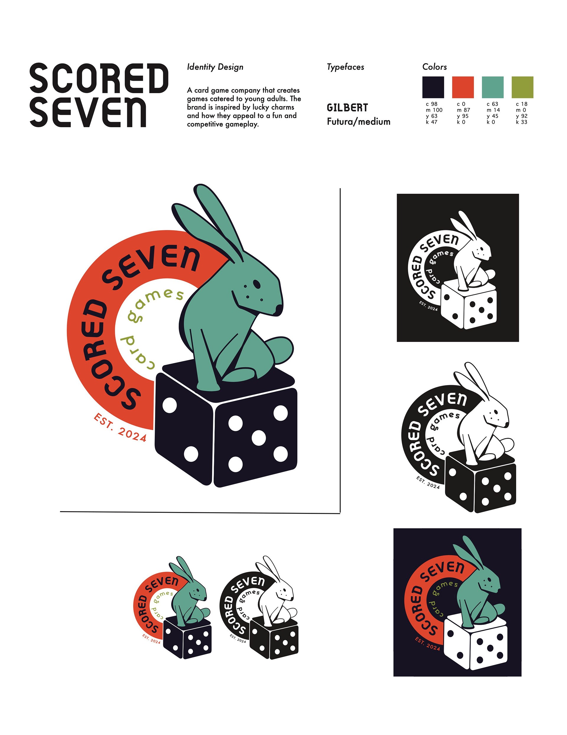 Scored Seven Game Company Concept and Logo Design