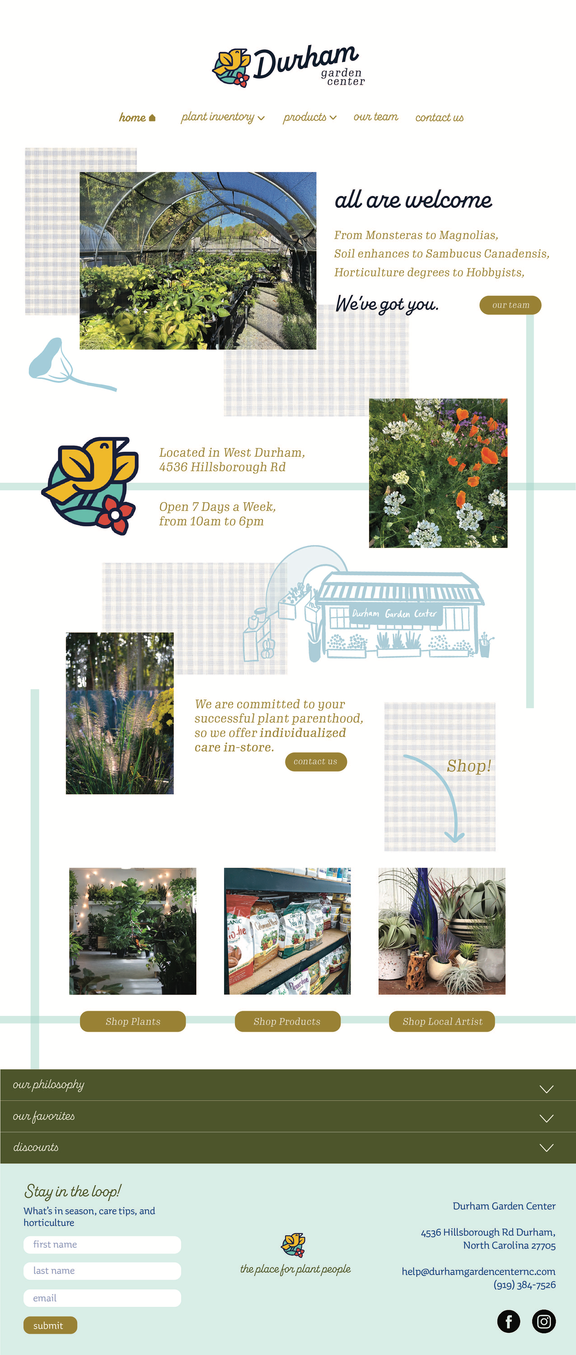 Web Design Practice, Home Page