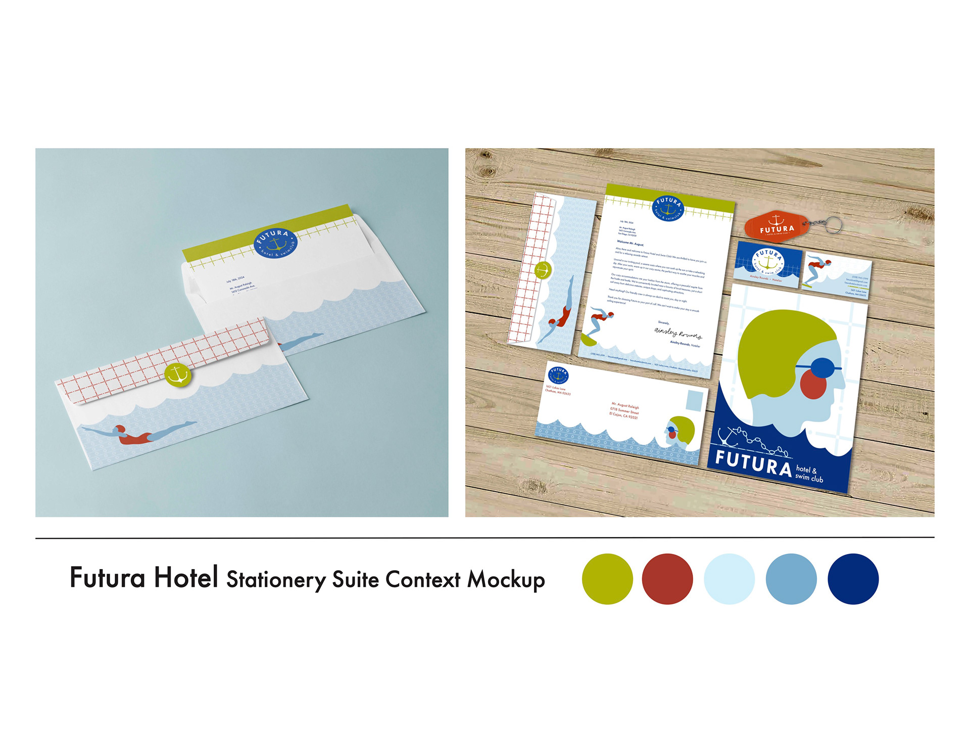 Futura Hotel Stationery Suite