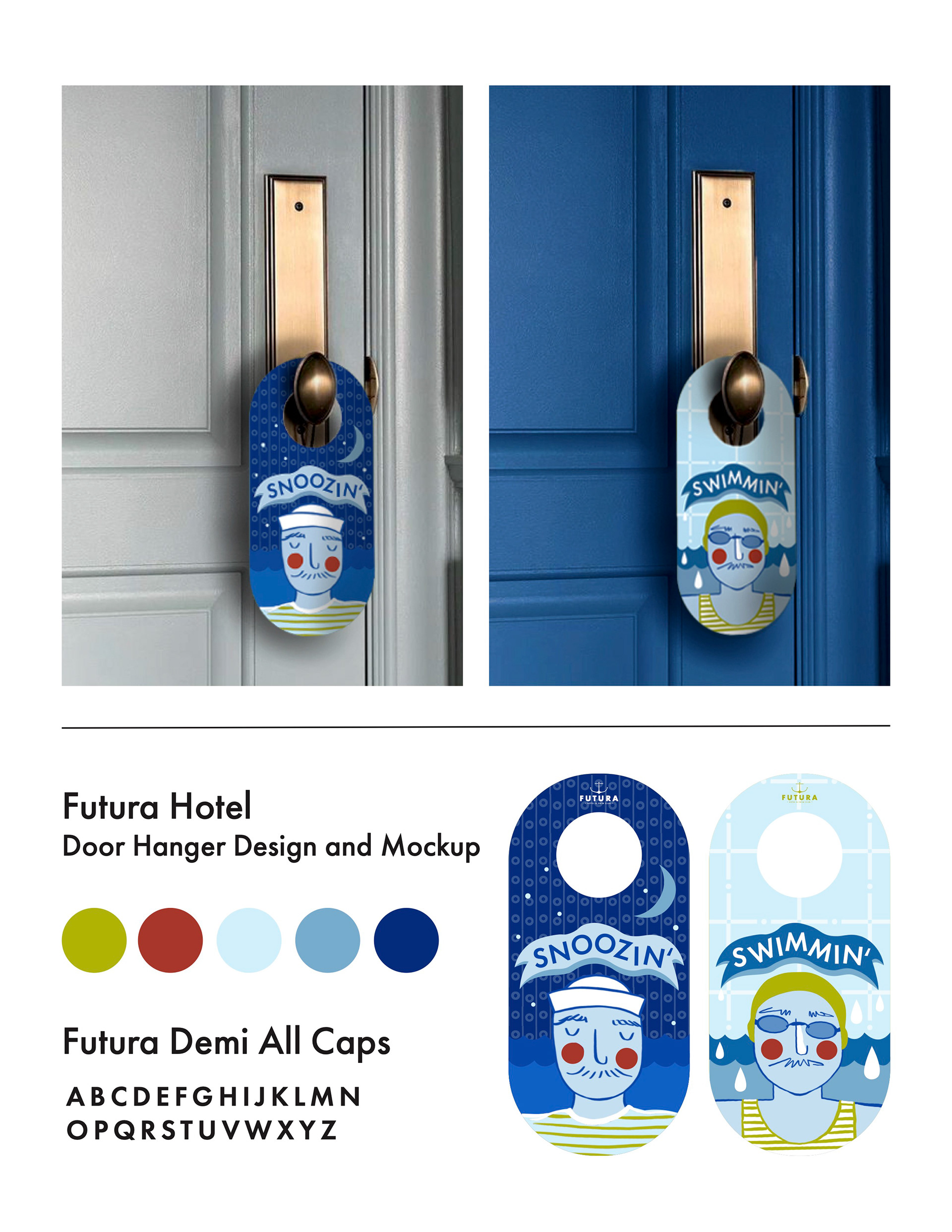 Futura Hotel Door Hanger