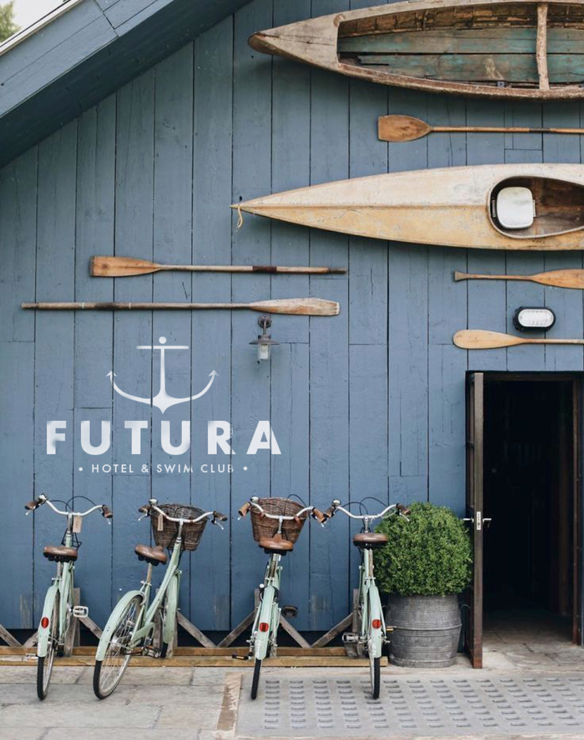 Futura Hotel Signage Mockup