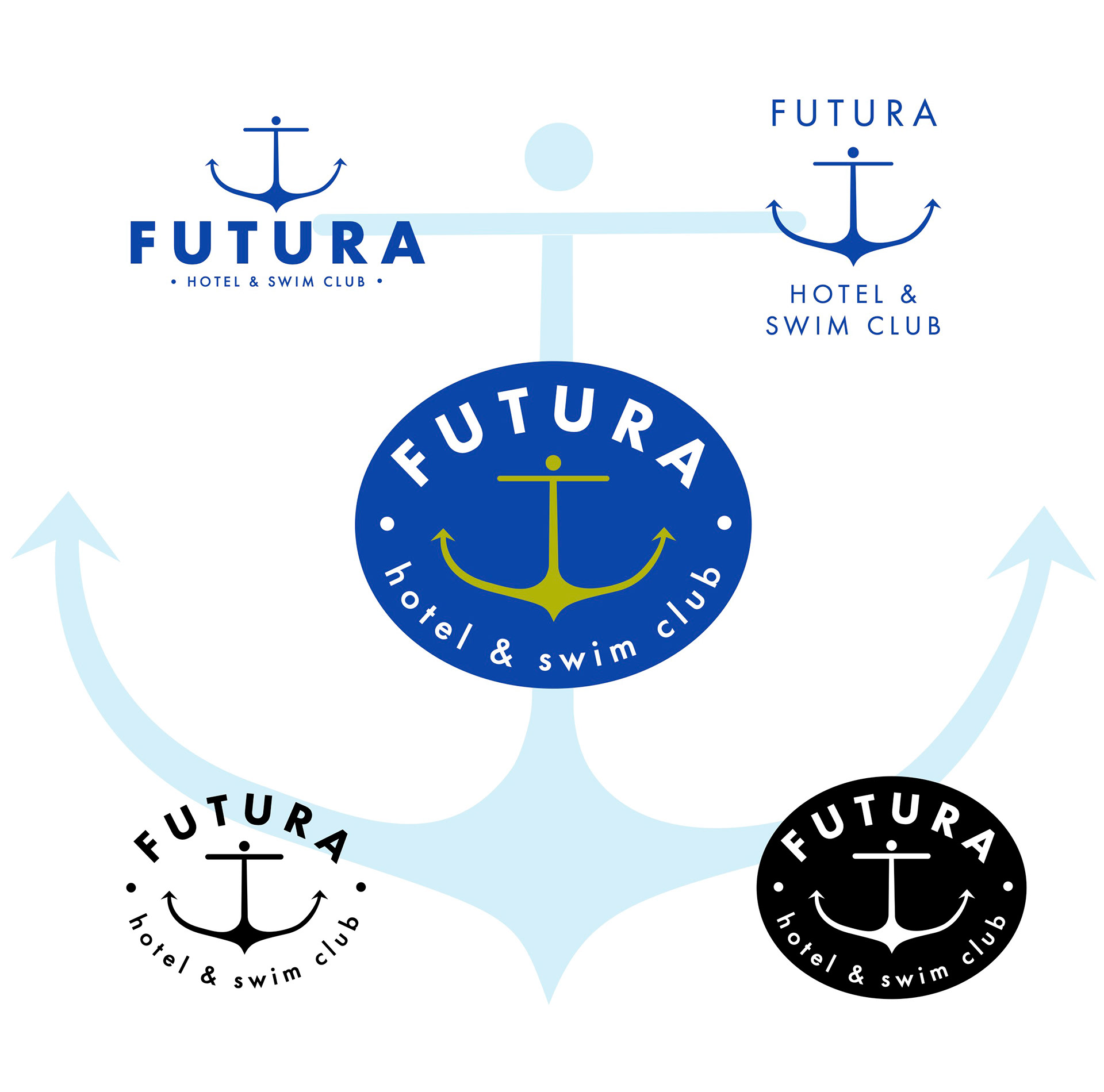 Futura Hotel Logo Design