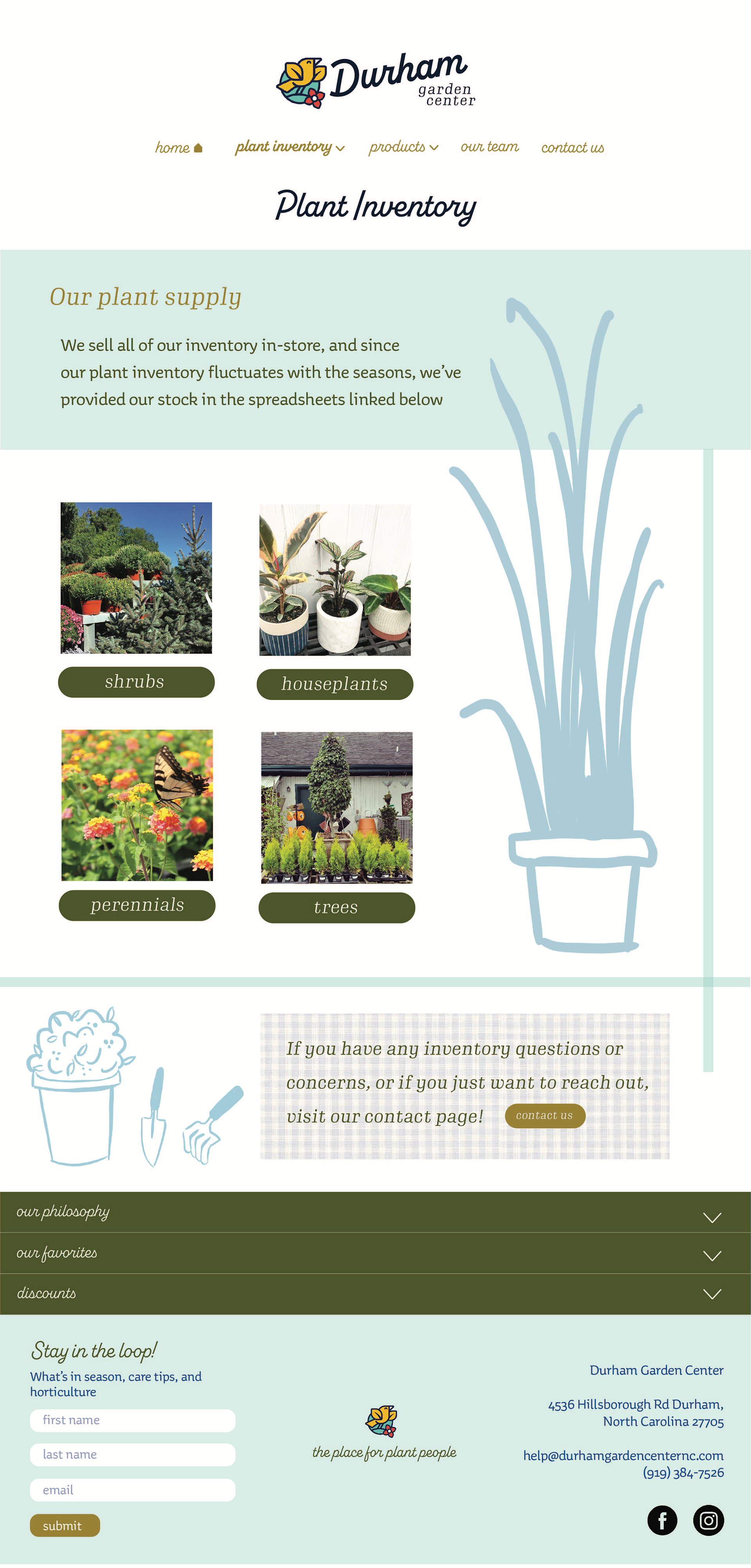Web Design Practice, Secondary Page