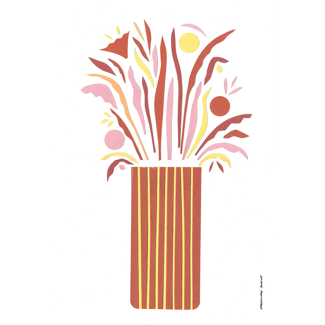 Projet " Bouquet de fleurs séchées "