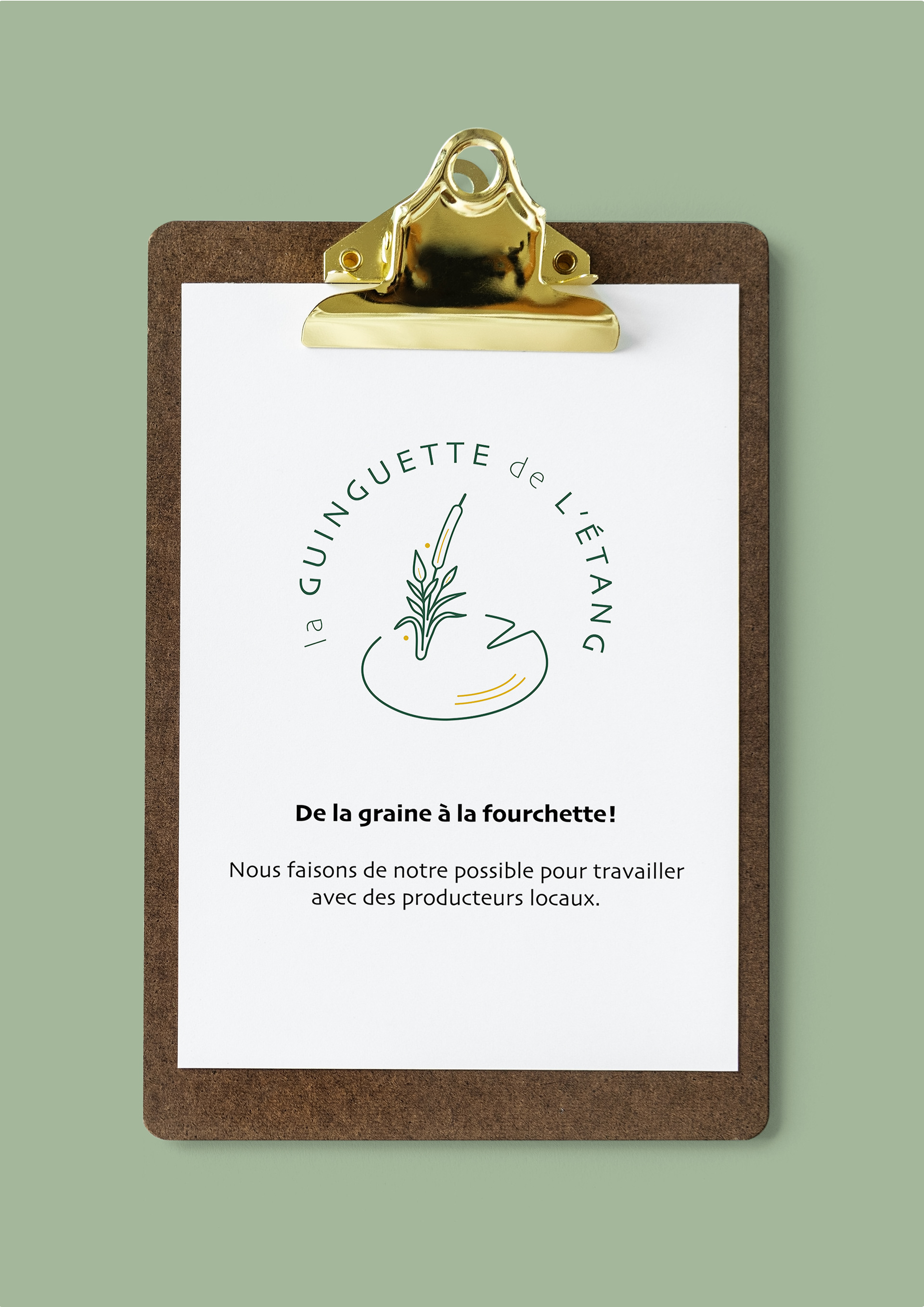 Projet " La Guinguette de l'étang "