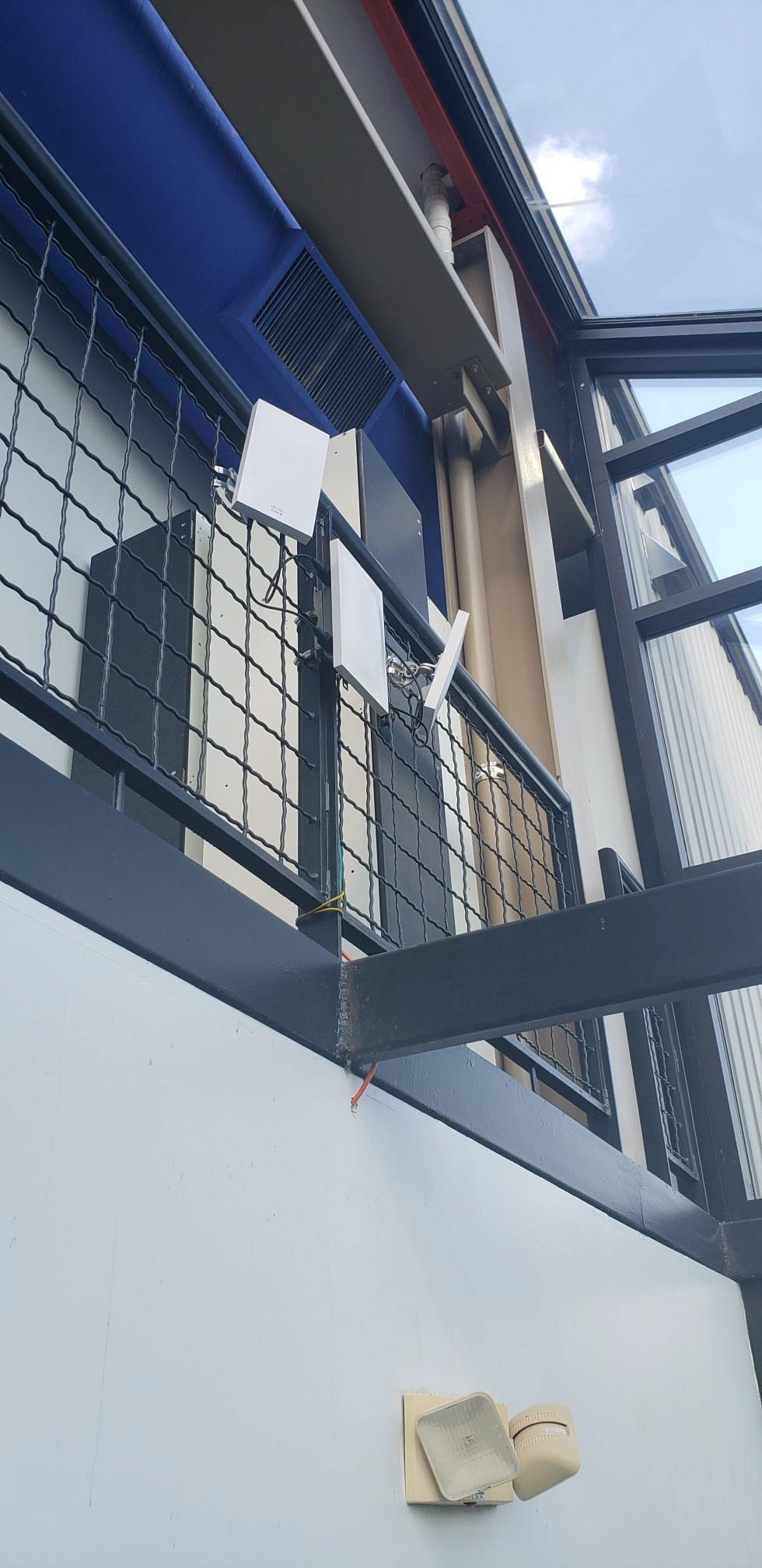 Minimal cable exposure with shielded plenum Cat6a Gigabit cabling