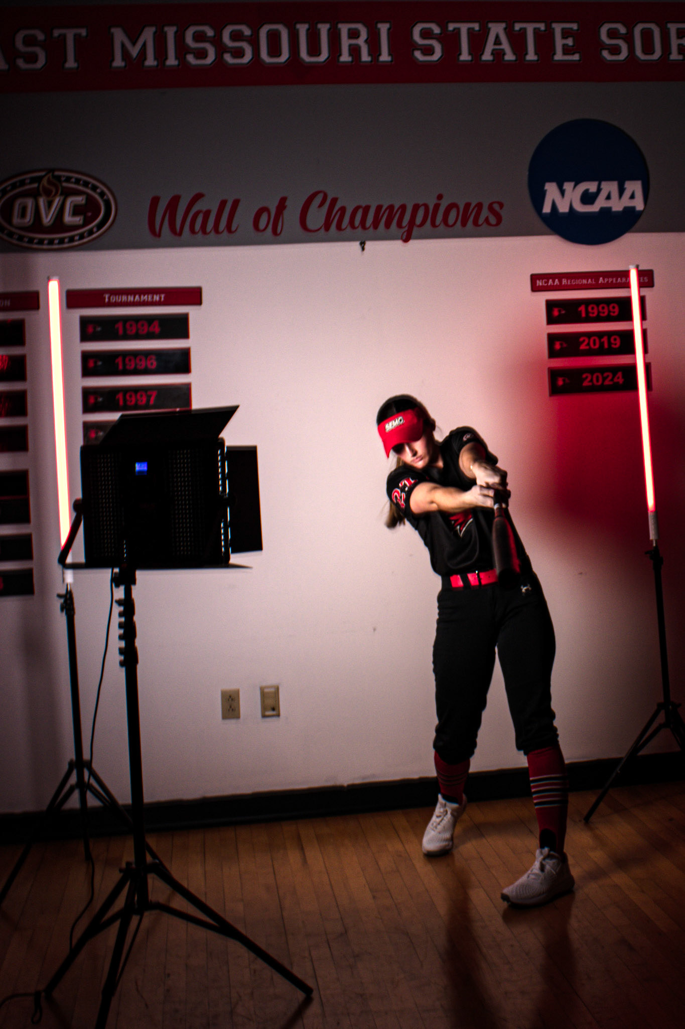 Set of Softball Media day