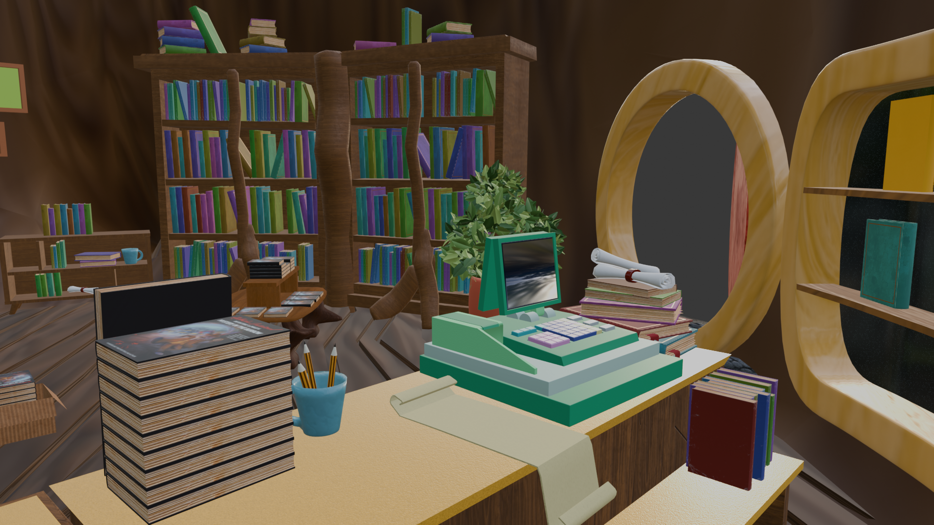 Bookstore Interior #2
