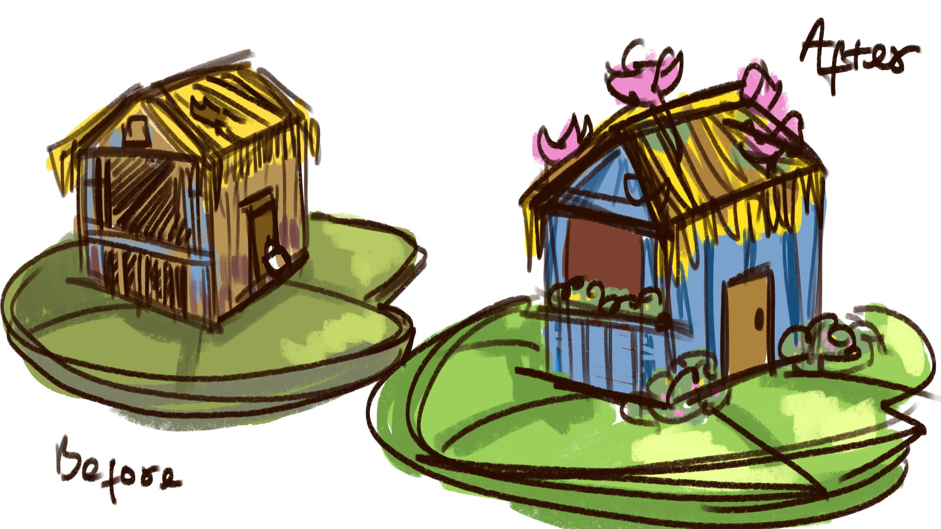 Frog's House Early Concept