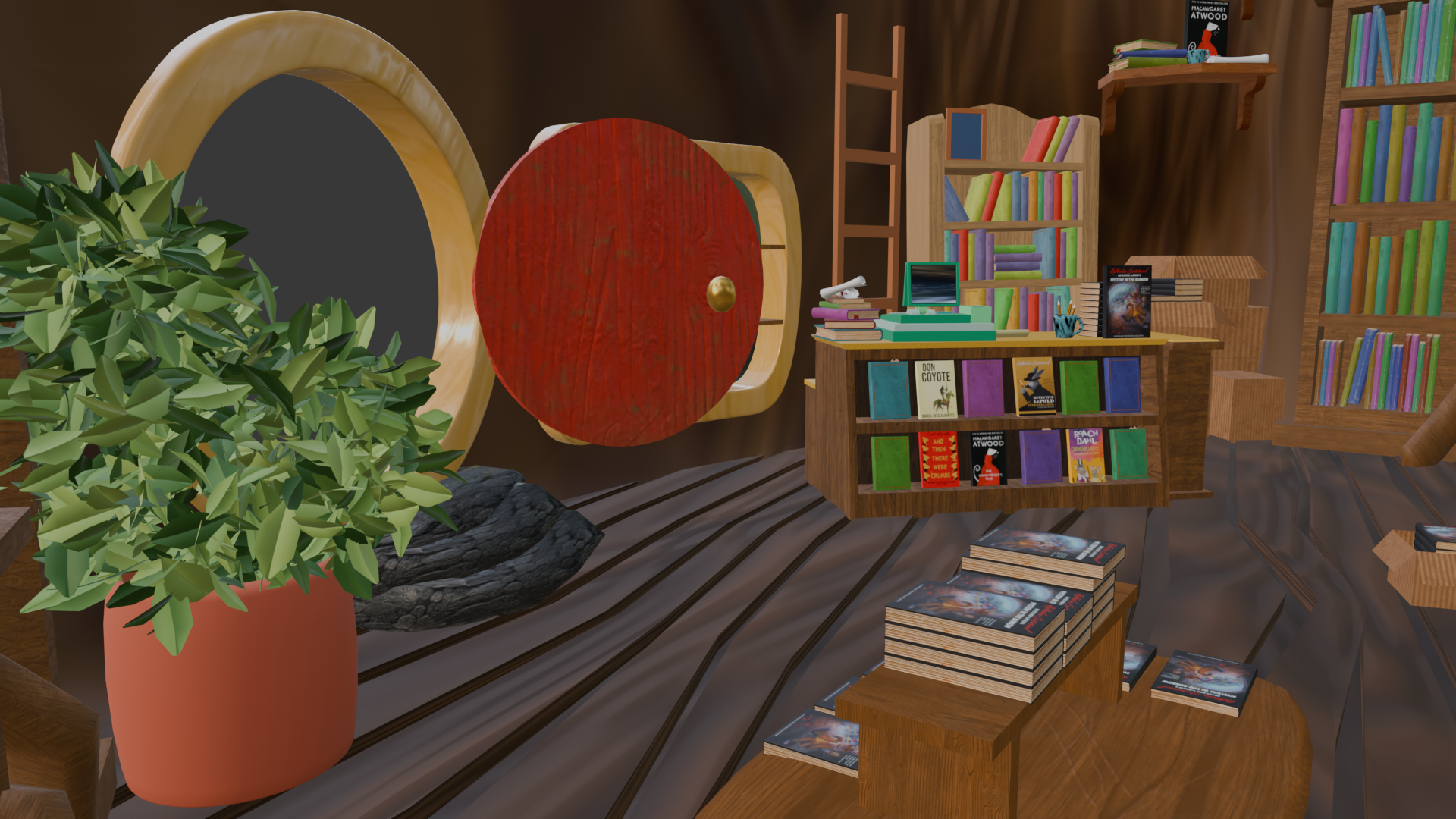 Bookstore Interior #3