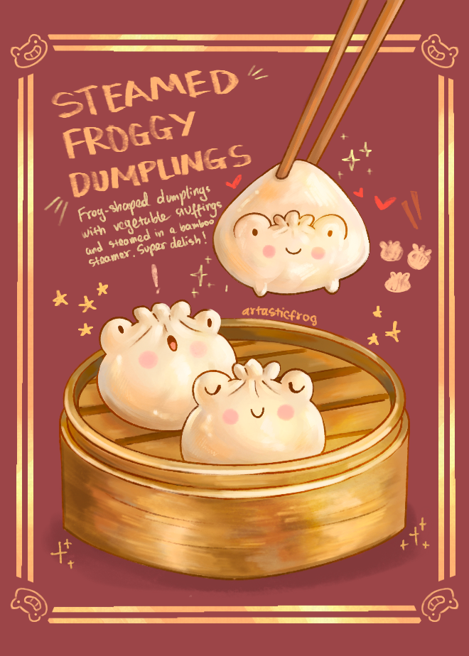 Steamed Froggy Dumplings