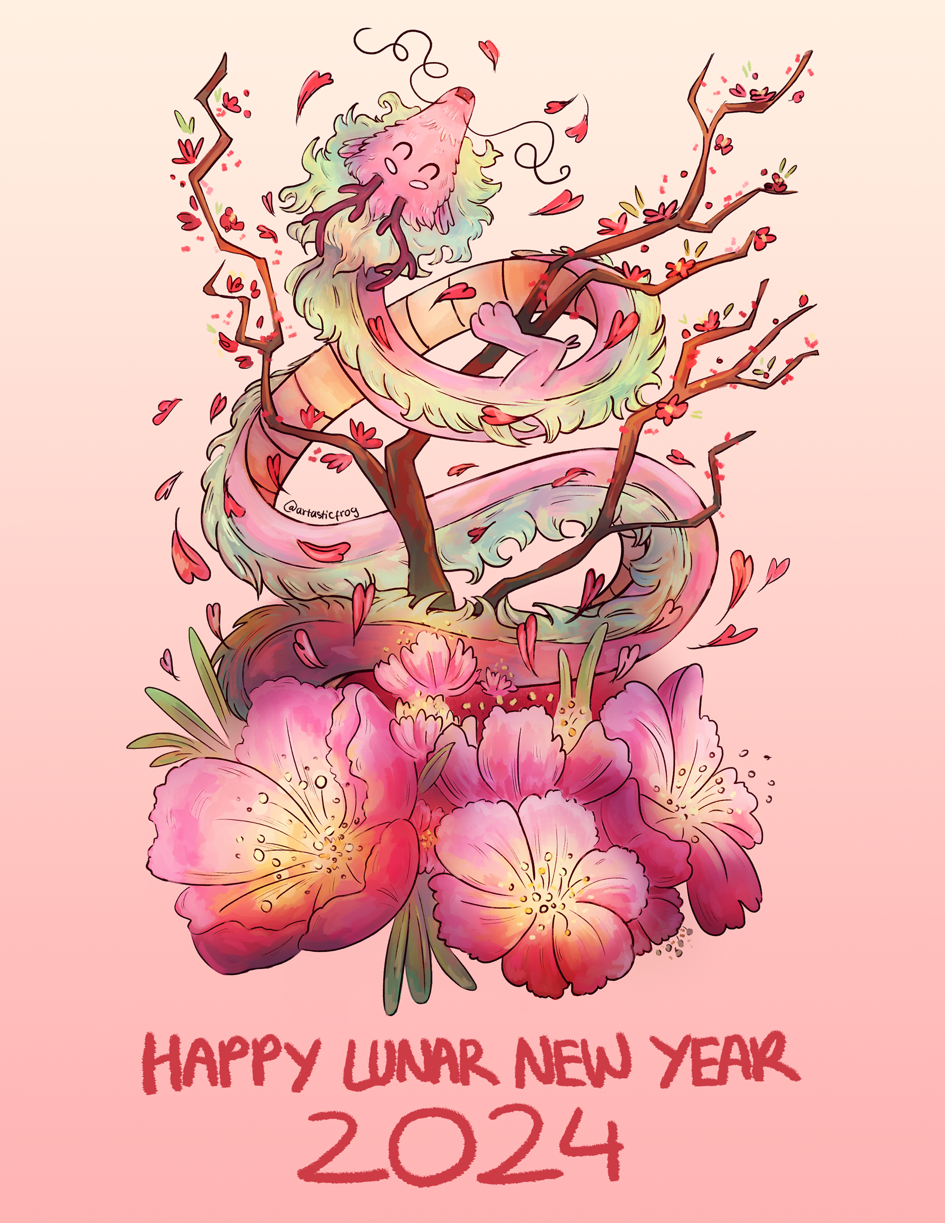 Year of the Dragon Illustration