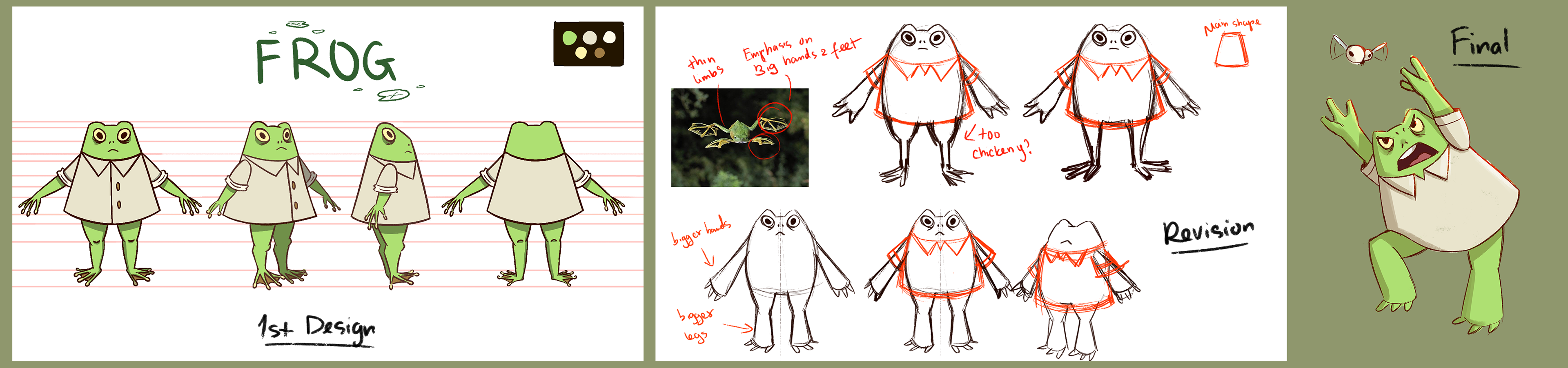 Frog Character Design