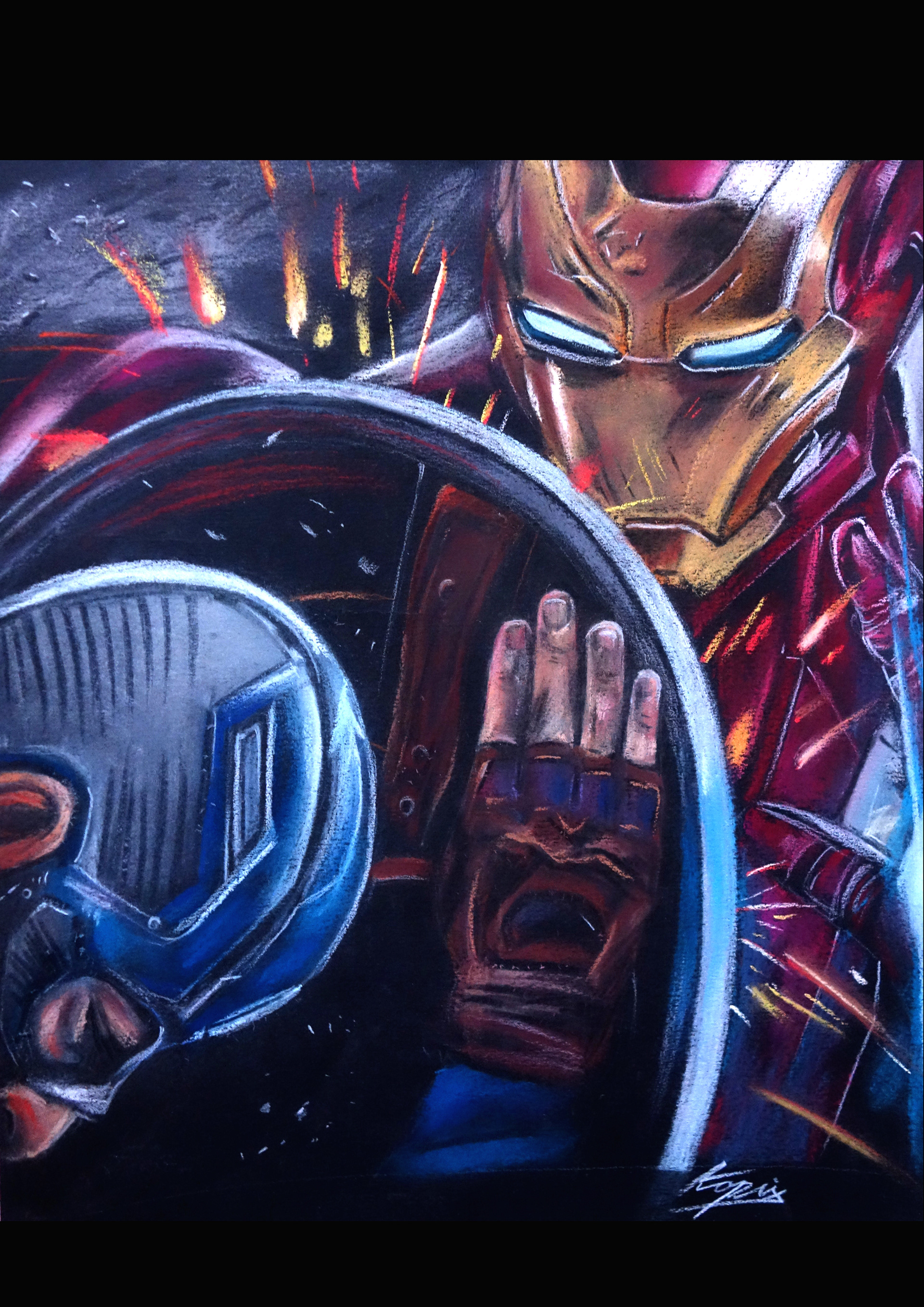 Cap vs Iron Man