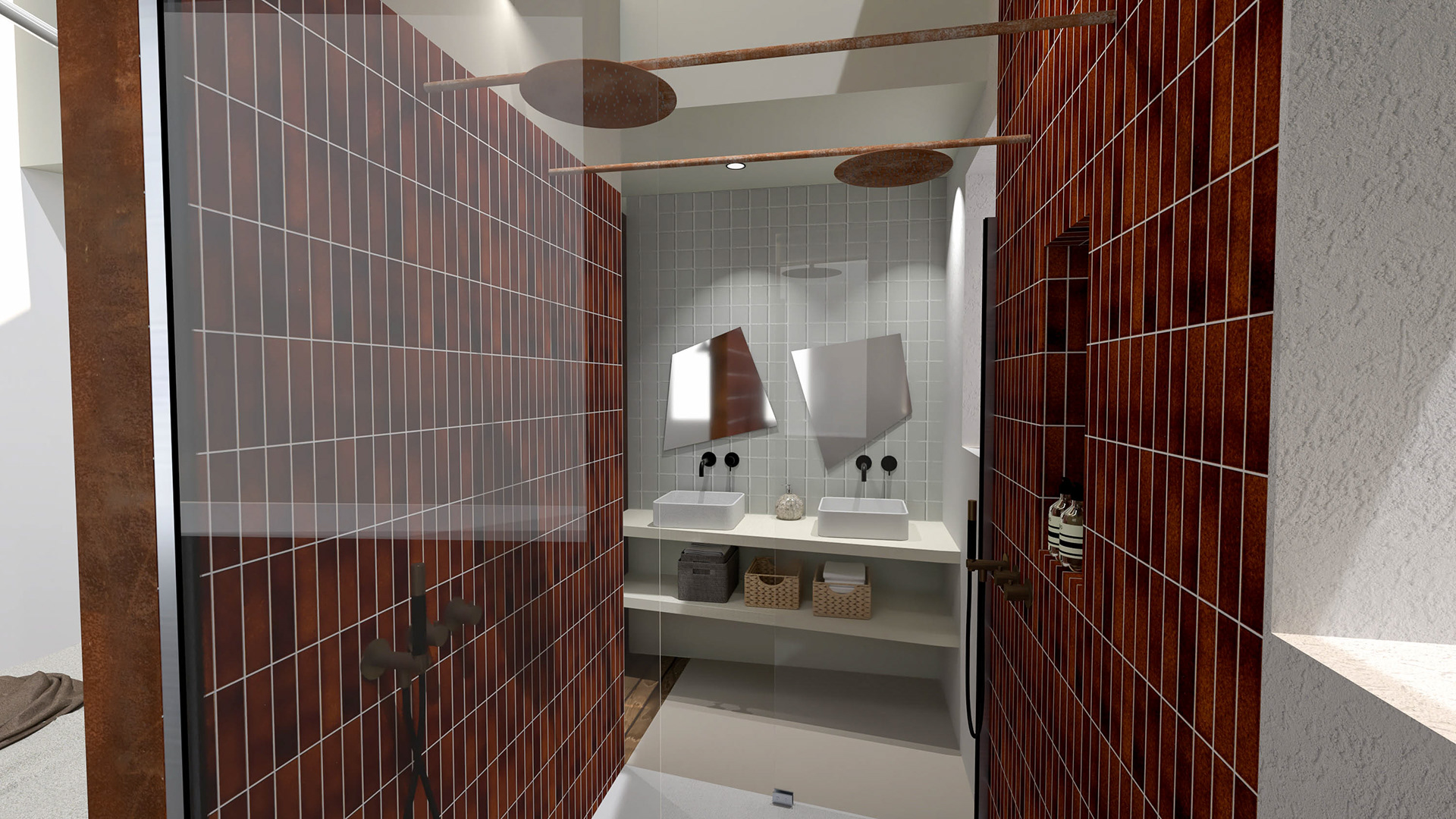 Salle de bain de la suite parentale