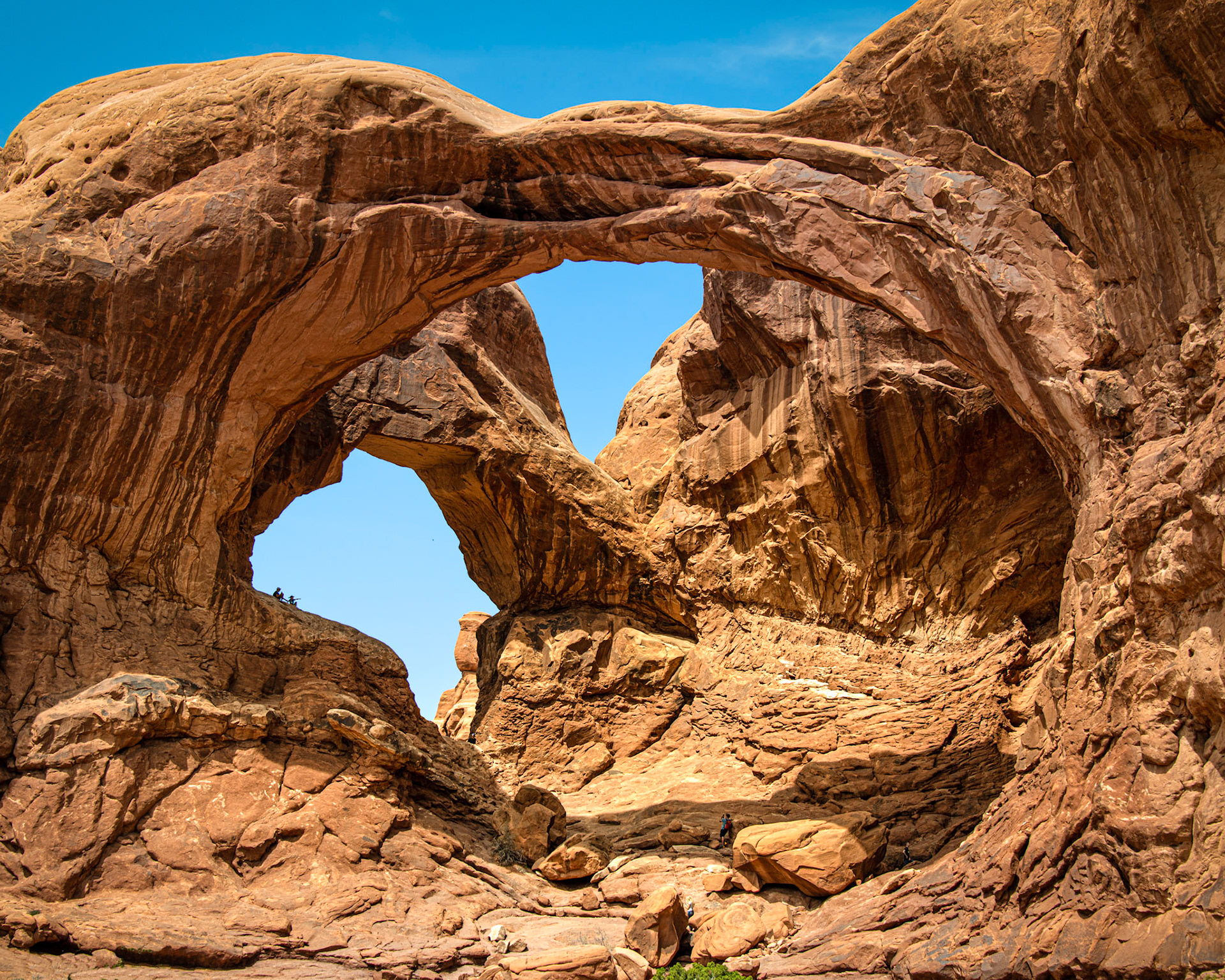 Double Arch and the Child Arches National Park