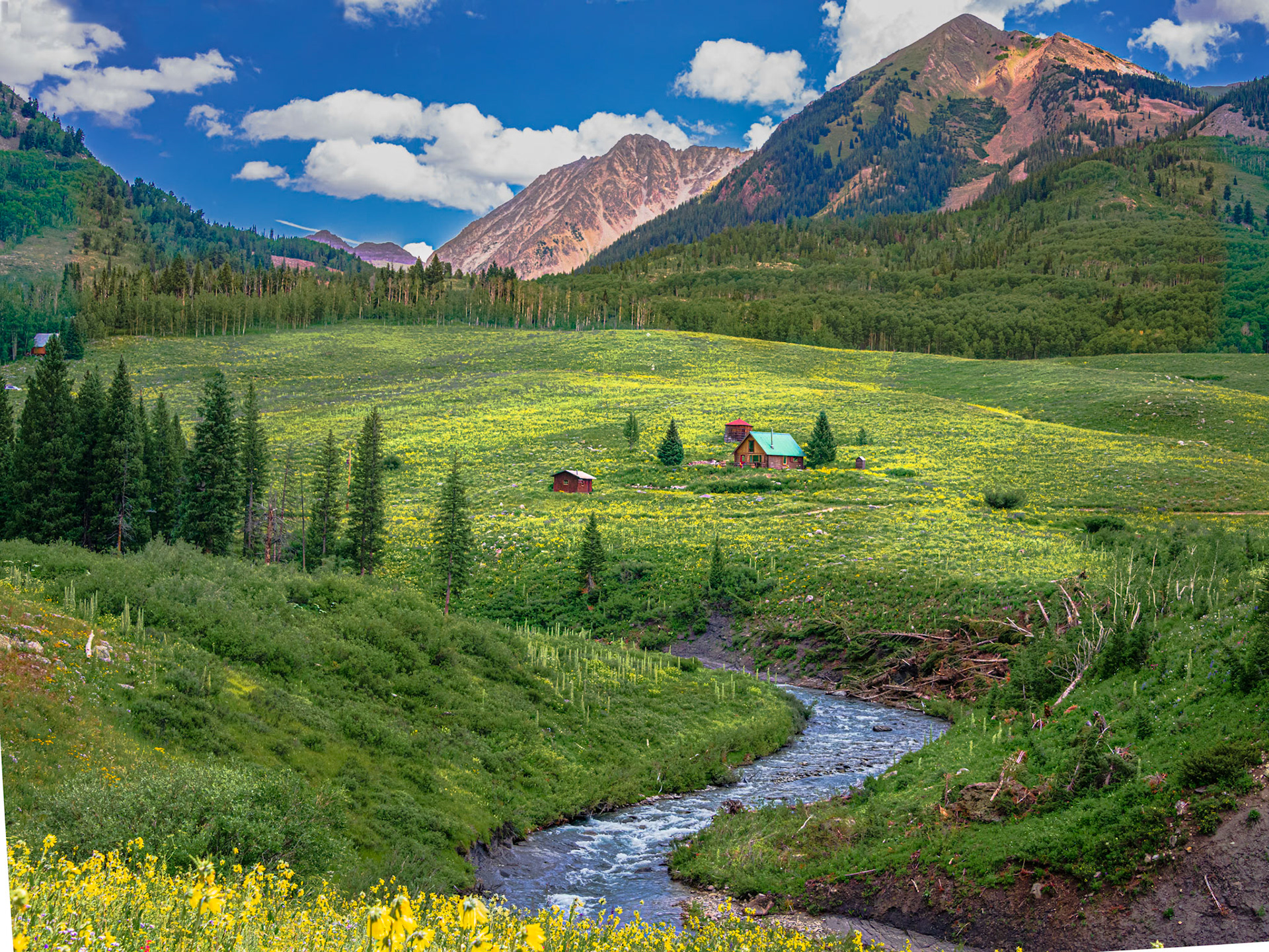 Cabin on the Mountain Gunnison, ColoradoPhotography