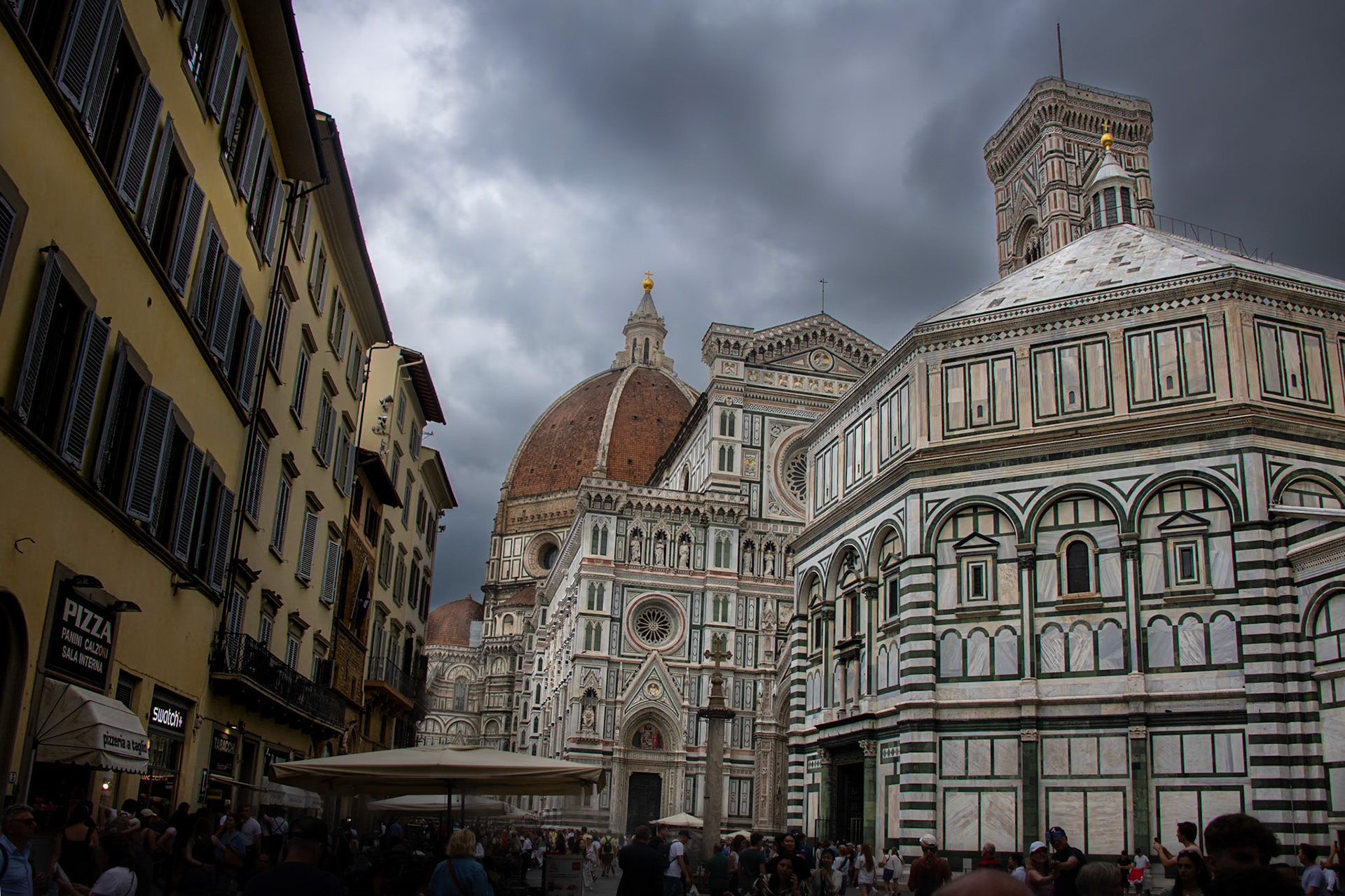 The Baptistery and the Duomo Florence, Italy