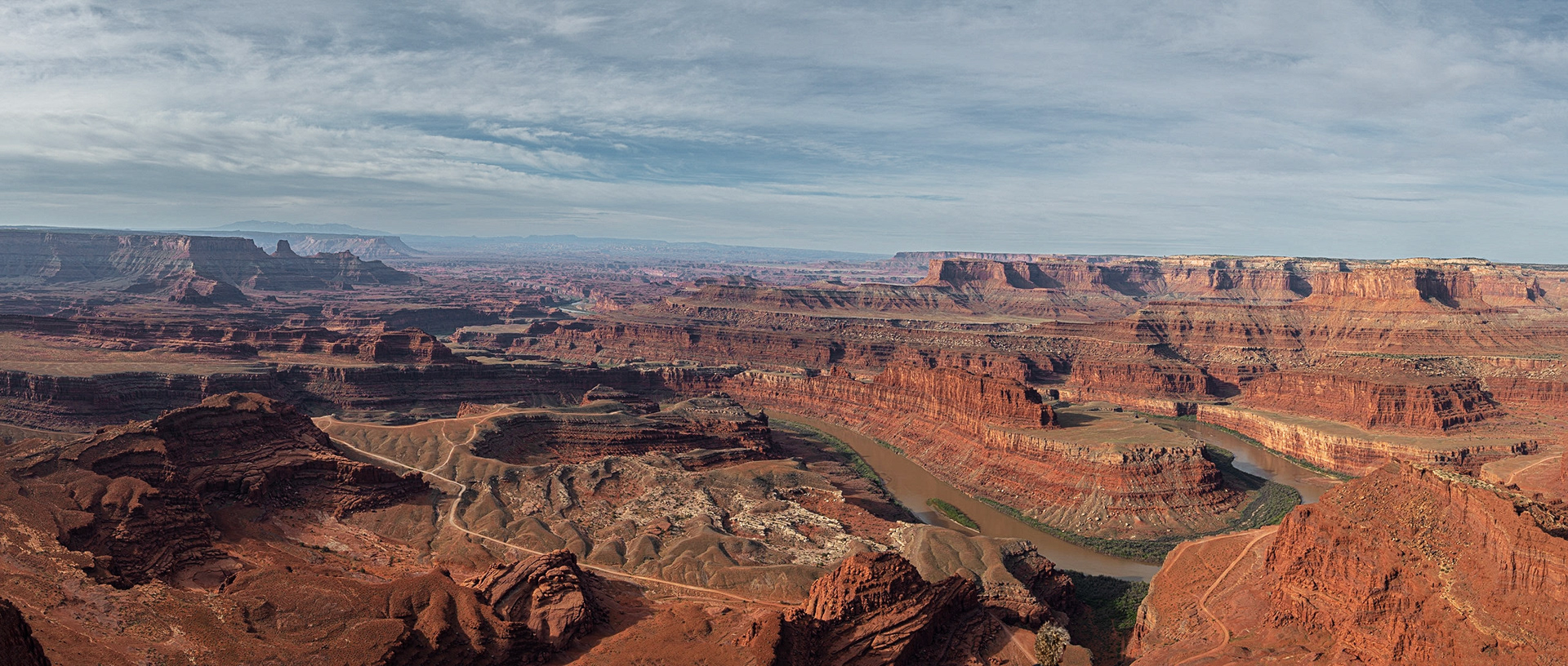 Colorado River from Dead Horse Point State Park Moab, Utah
