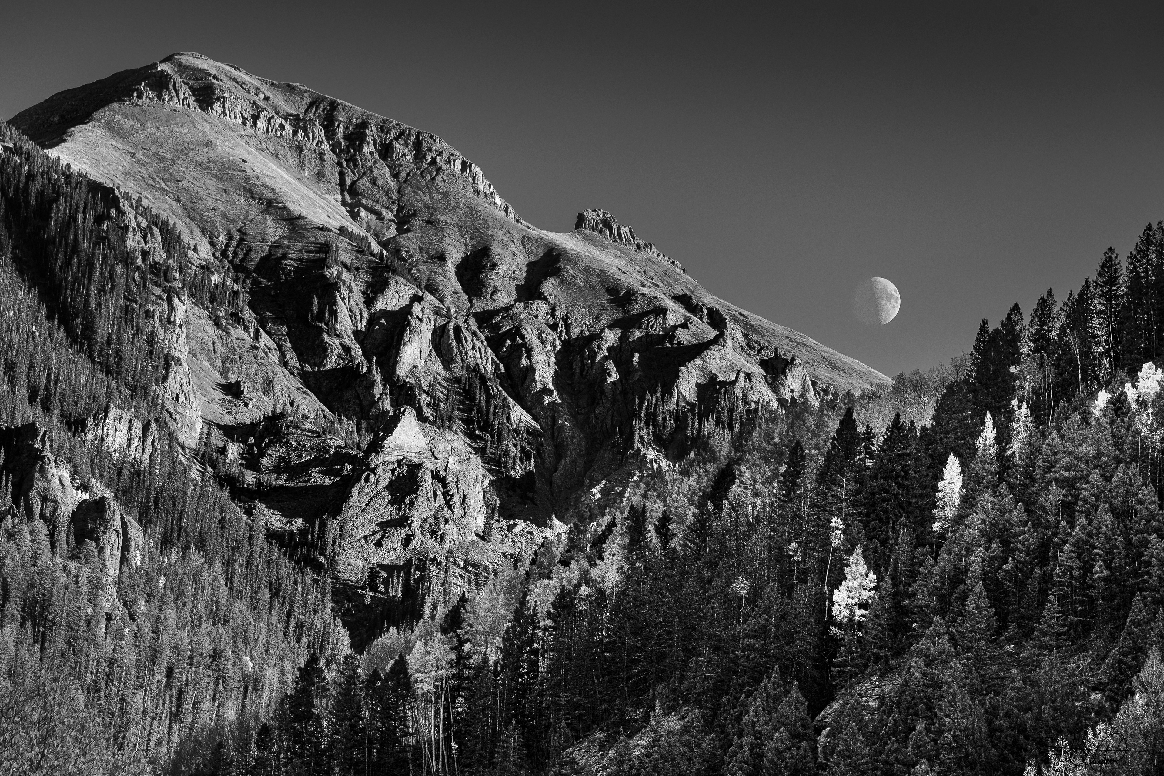 Moon Rise in Telluride