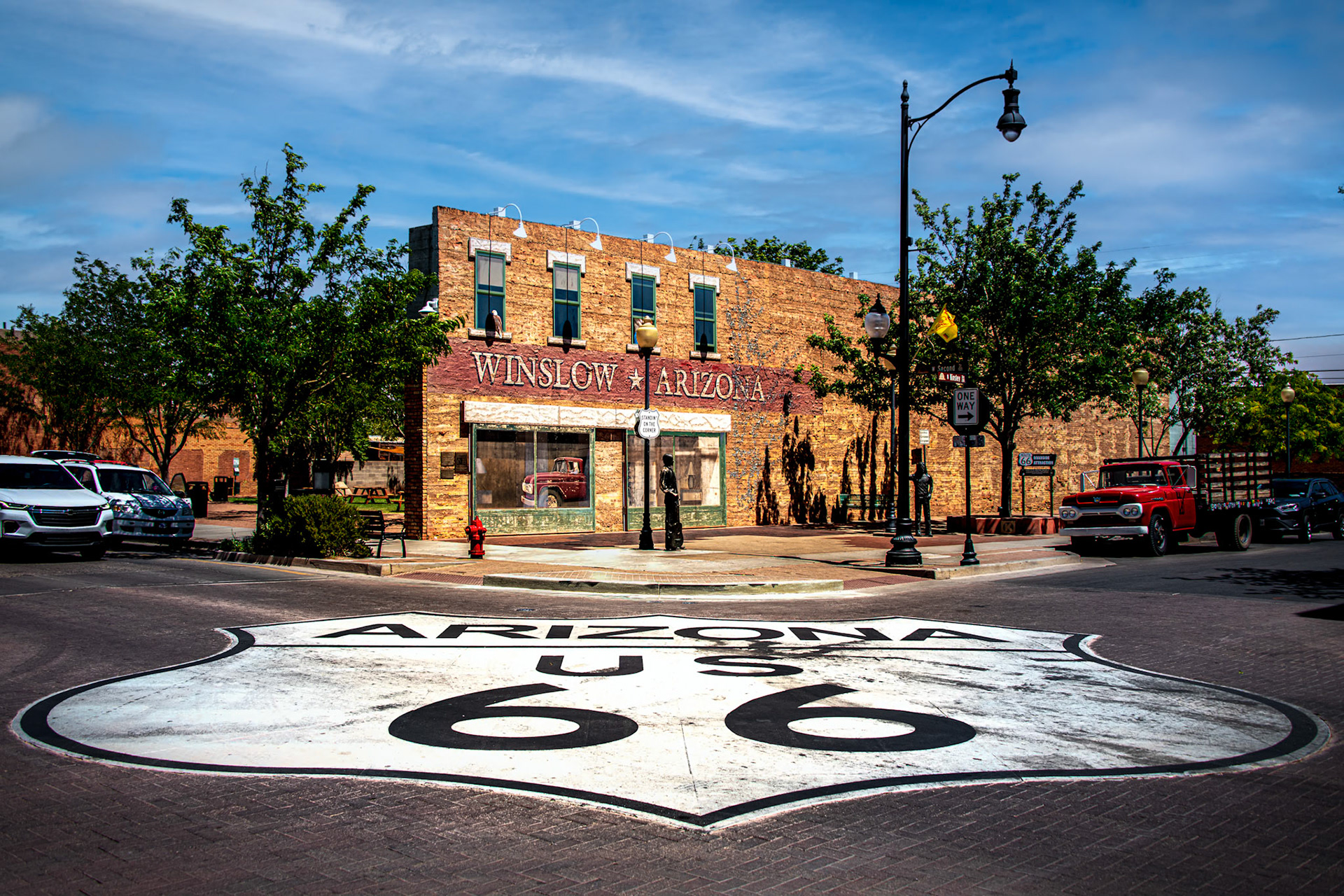 Standing onthe Corner Winslow, Arizona