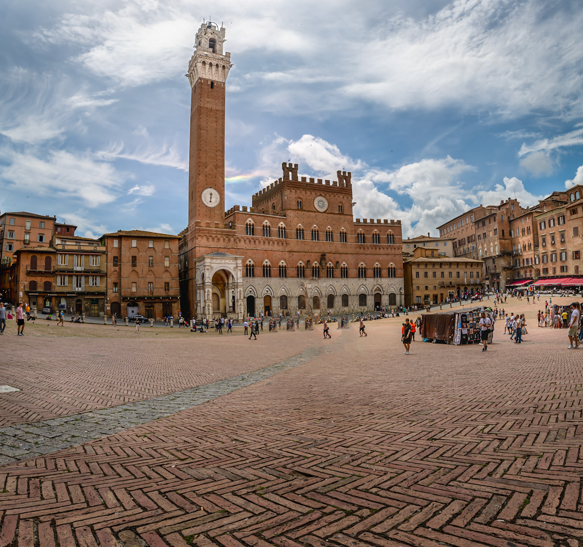  Torre del Mangia at Piazza del Campo Siena, Italy