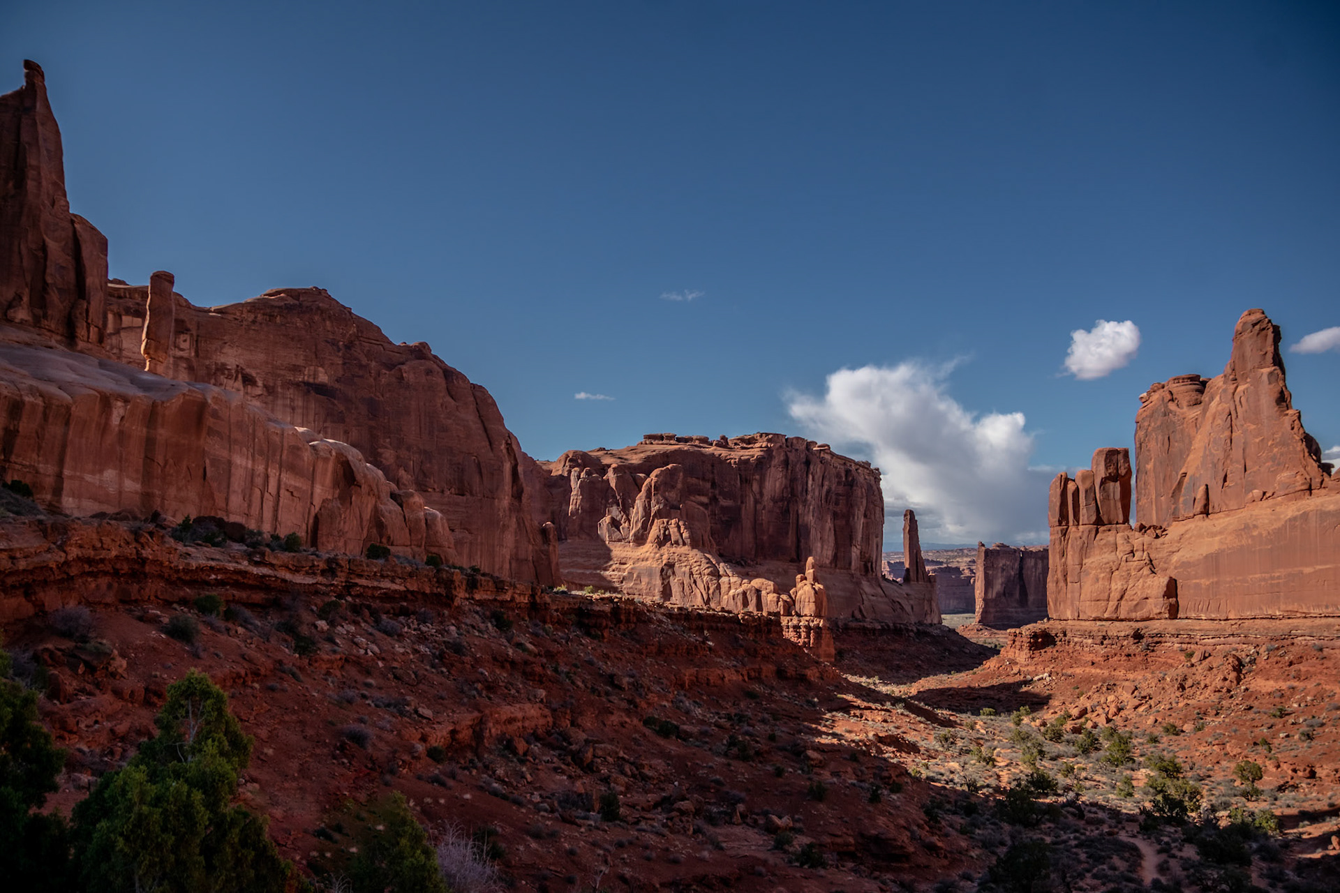 Park Avenue Arches National Park