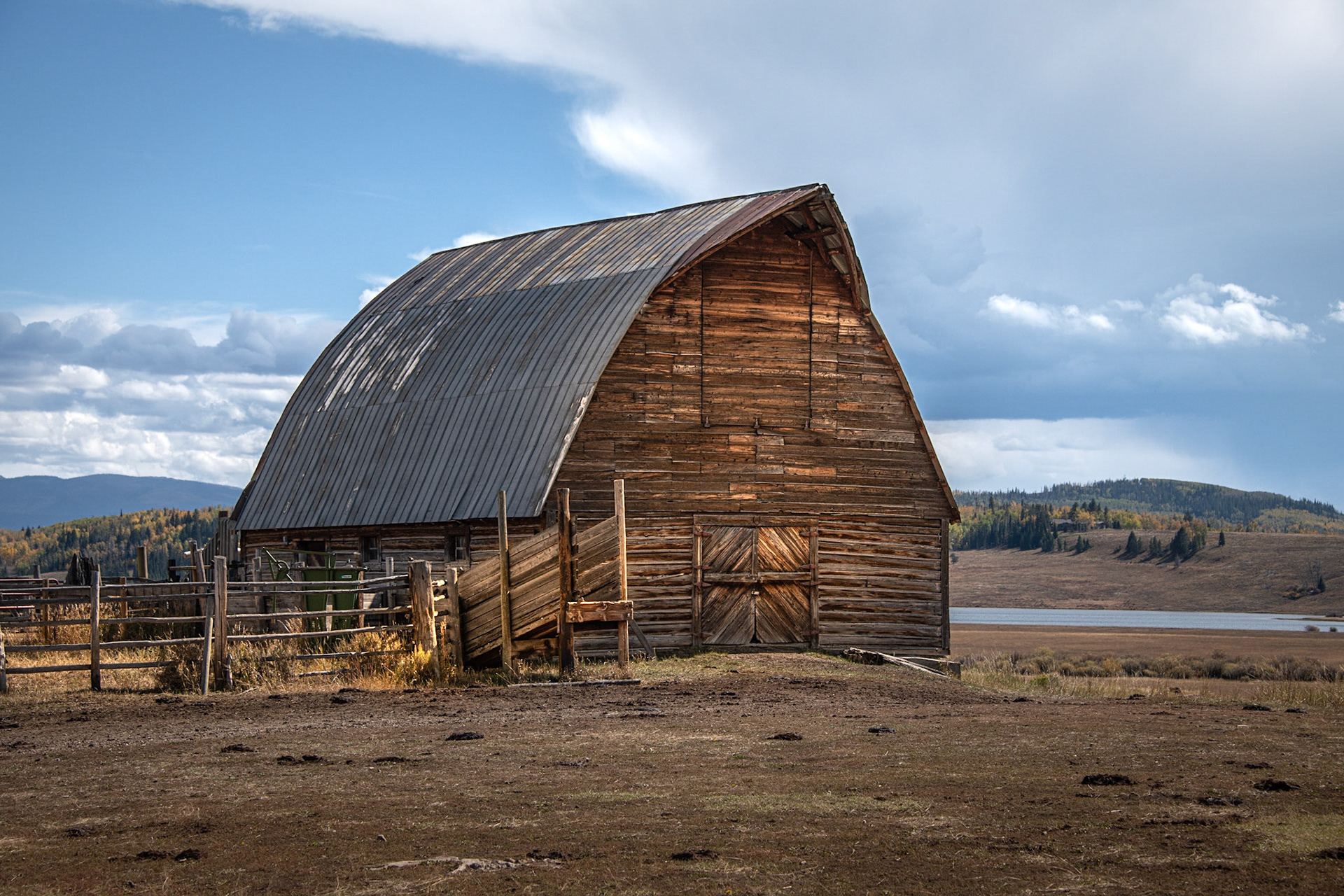 Old Barn Steamboat Lake Colorado