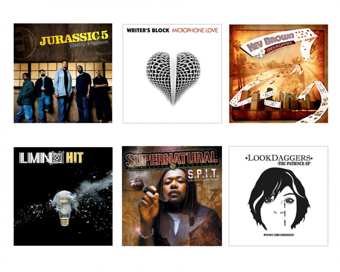 Up Above Records album cover designs