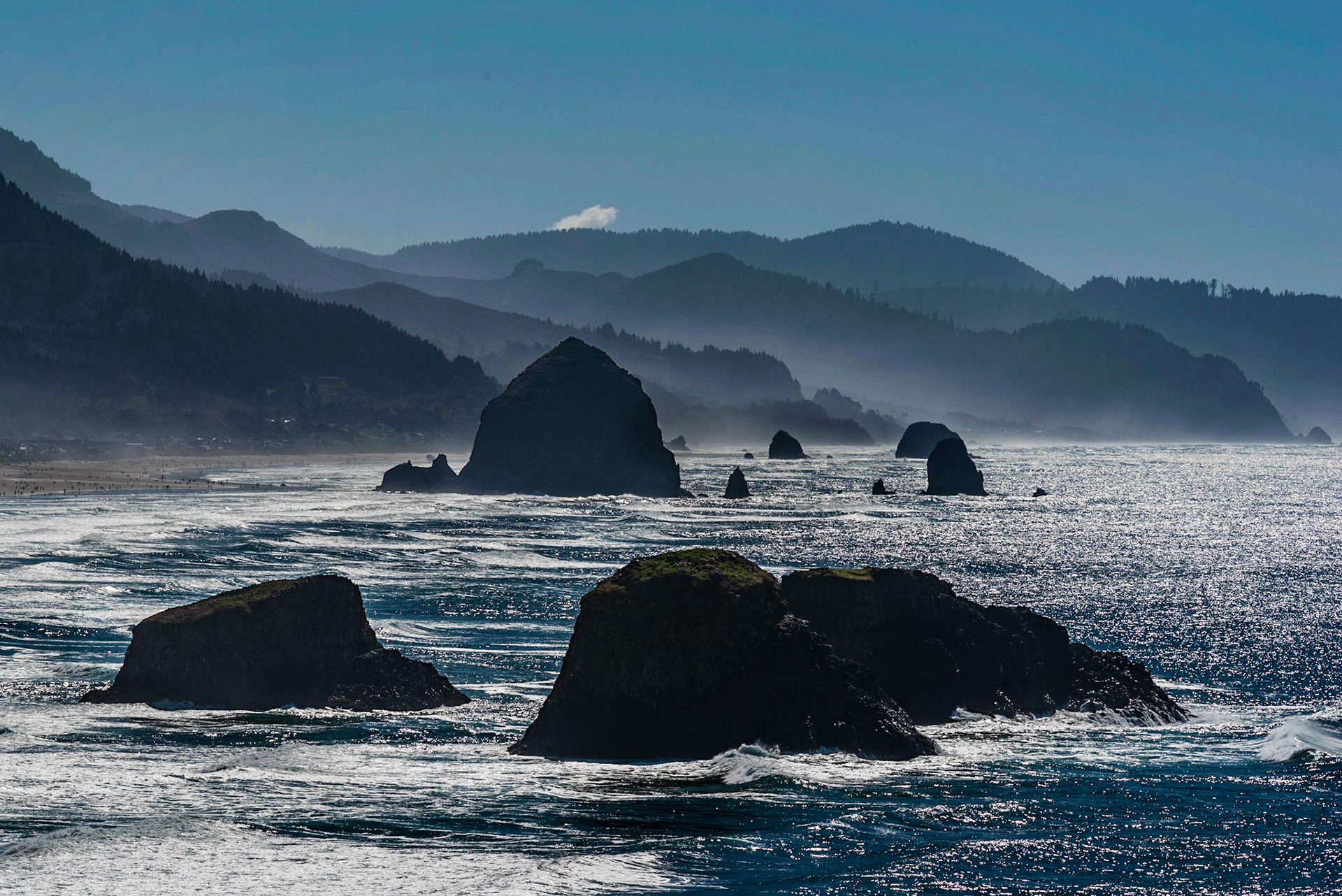 "The Goonies view" - Haystack Rock/ Pinnacles from Ecola State Park - 