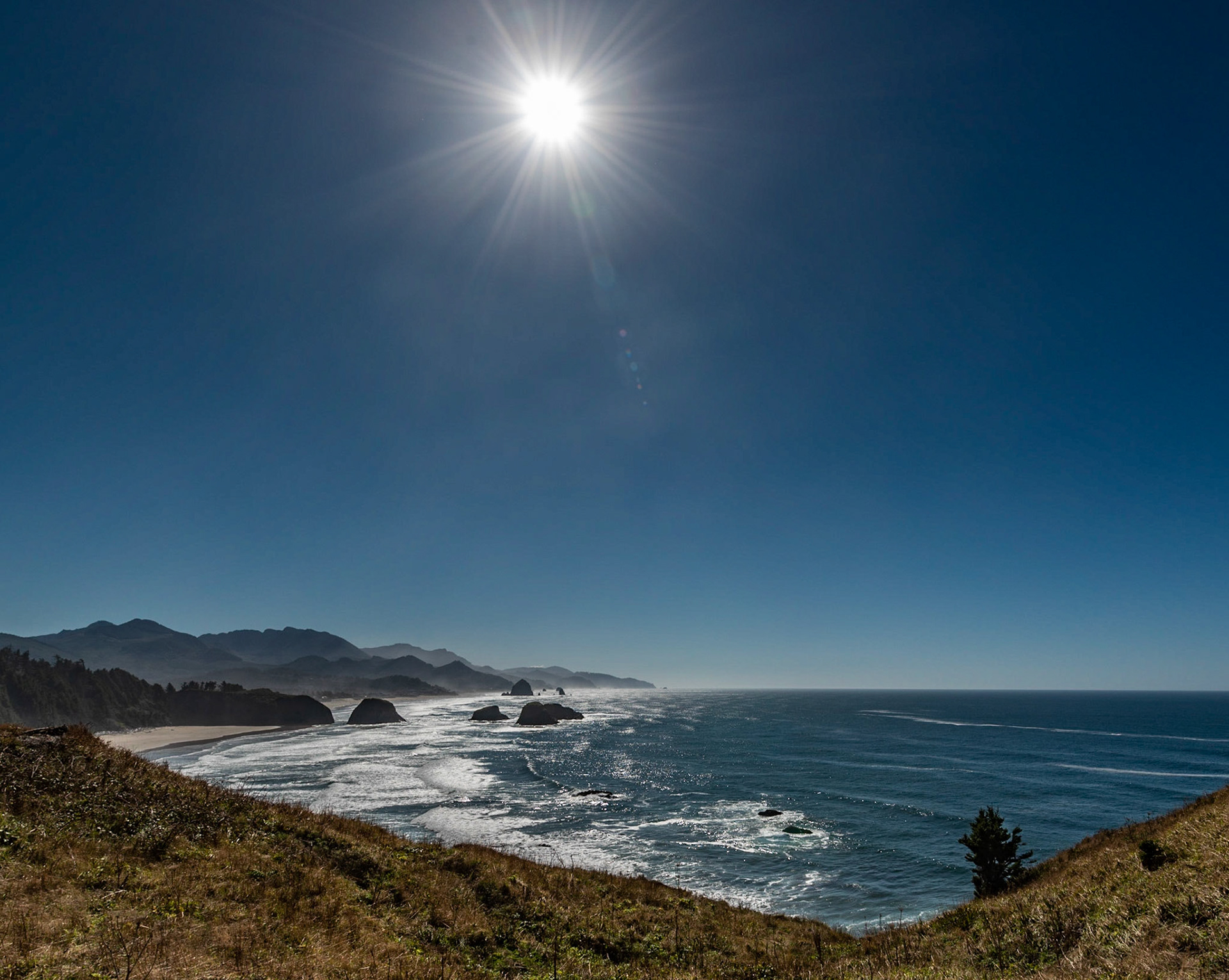 Looking Down the Coast from Ecola State Park