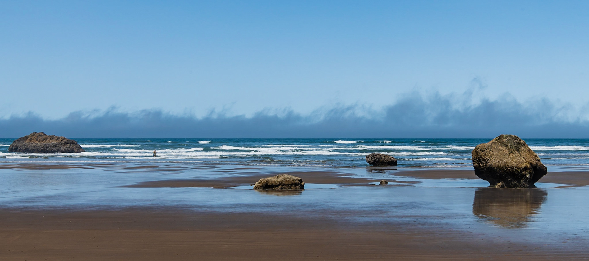 Lone Surfcaster at Hugg Point